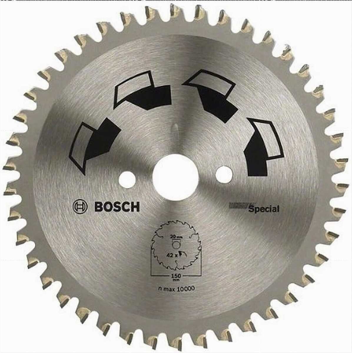 Bosch Akkutechnik 20/16mm 2609256886 Säge HKM Bohrfutter x Special Kreissägeblatt Sägebla 42Z 150