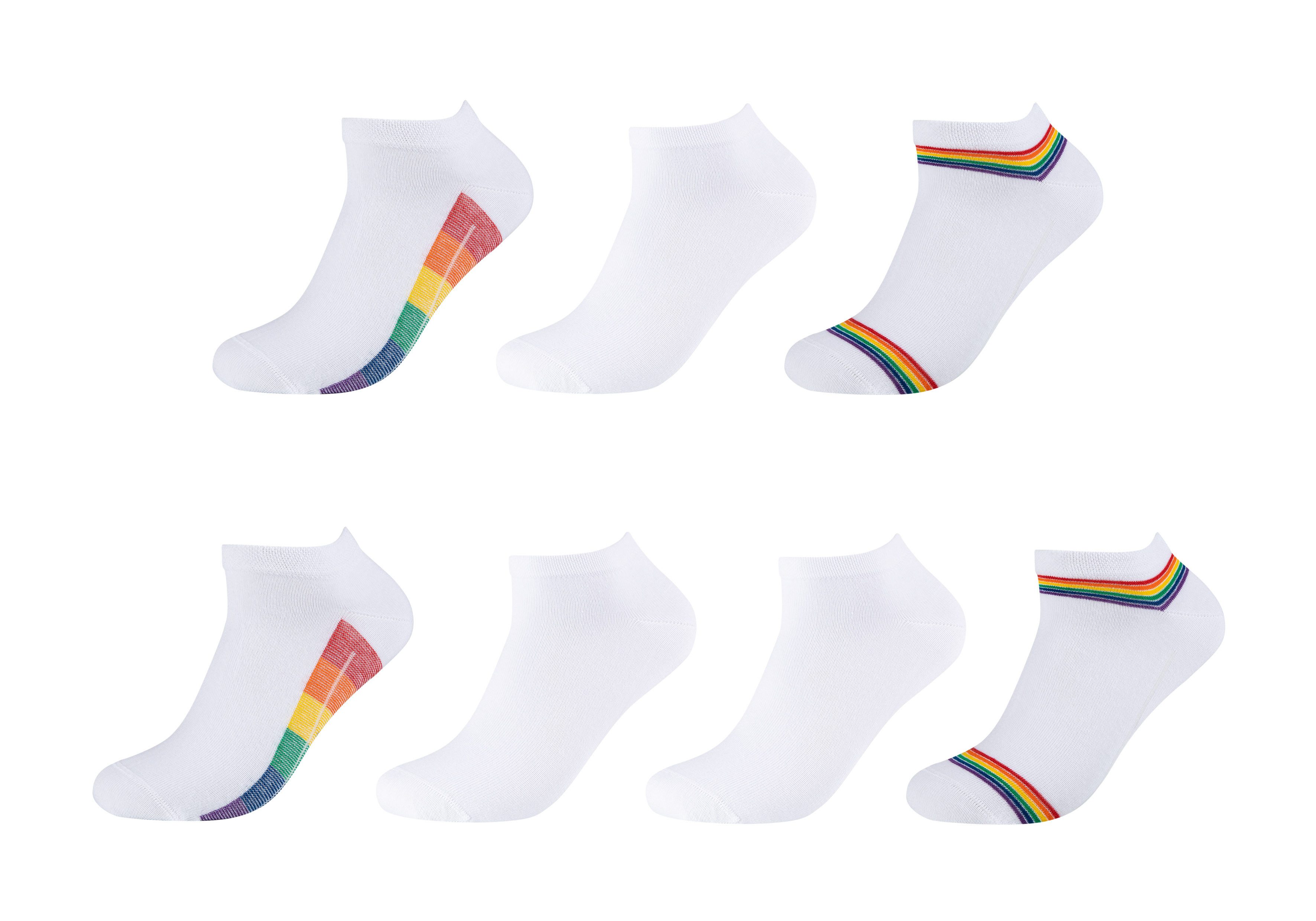 Camano Sneakersocken ca-soft (7 Paar) mit weichem Komfortbund ohne drückende Nähte