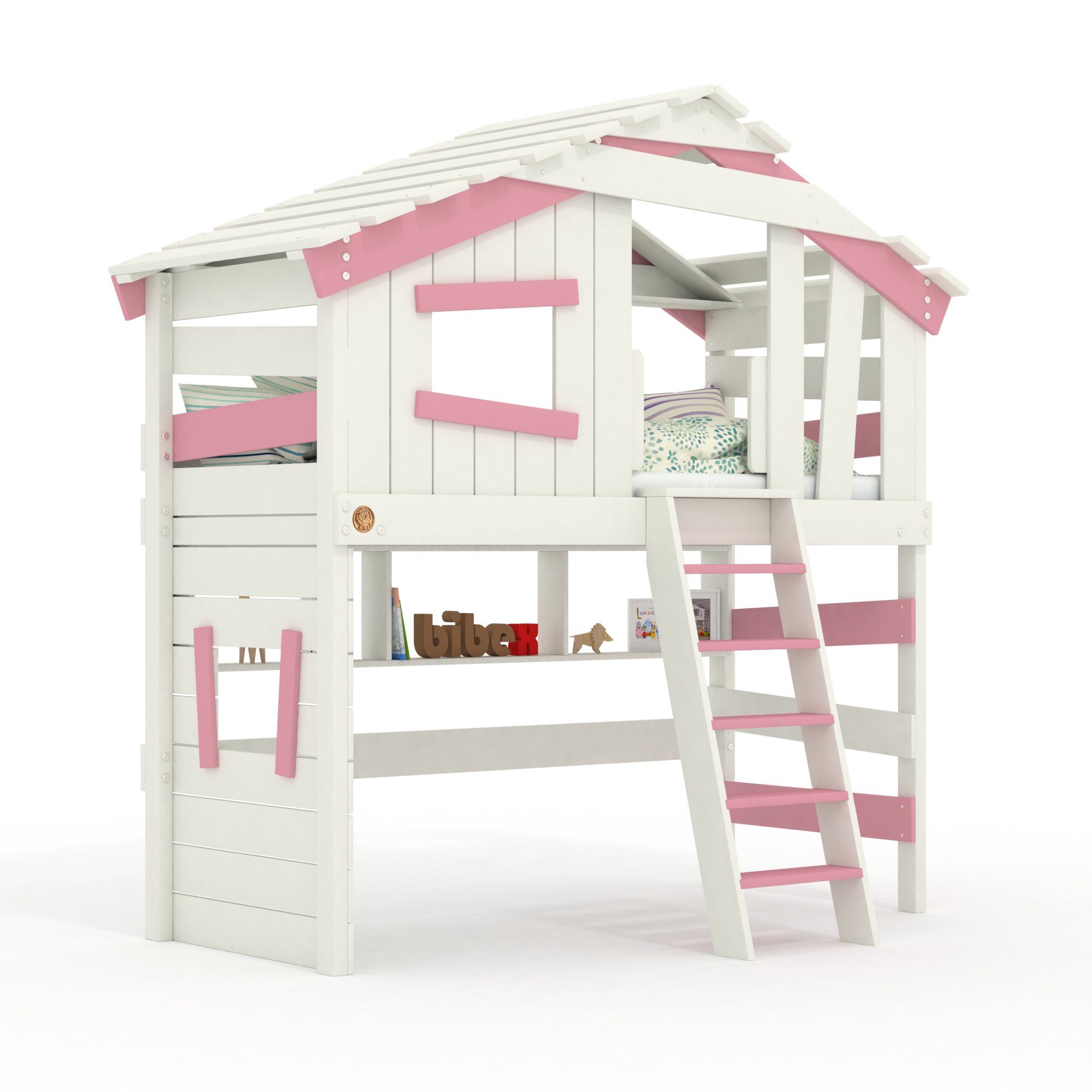 bibex Hochbett ALPIN CHALET Hochbett, Kinderbett, günstig online kaufen