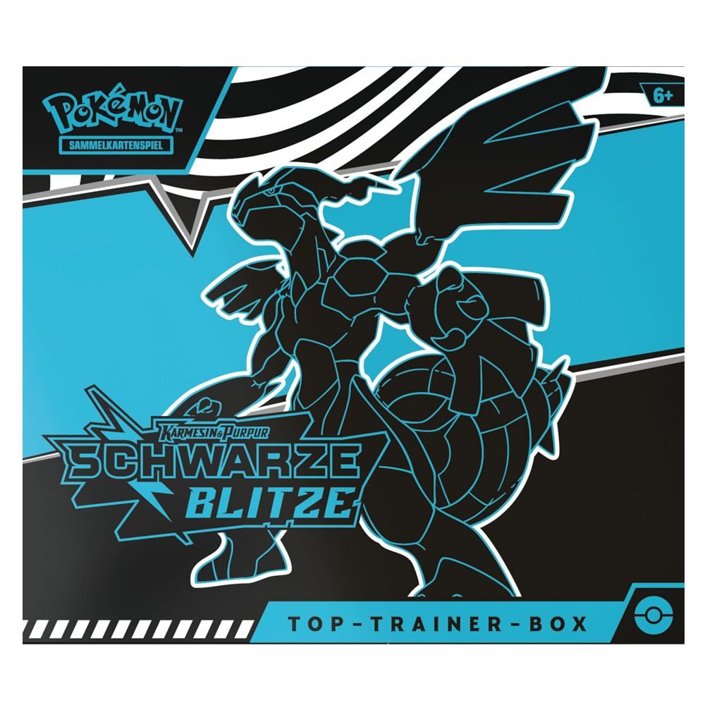 POKÉMON Sammelkarte Top-Trainer-Box Schwarze Blitze Pokemon Sammel-Karten deutsch
