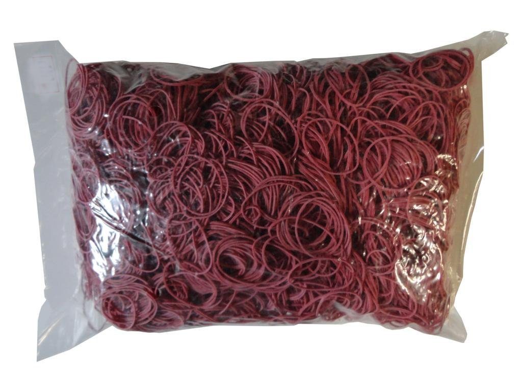 WBV - Westdeutscher Bindegarn-Vertrieb Eselgrimm GmbH & Co. KG Gummibänder 1kg Gummibänder Gummiringe rot Breite=10mm Ø=100mm