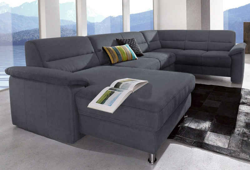 sit&more Wohnlandschaft Ascara, inklusive Boxspring/Federkern-Polsterung, wahlweise mit Bettfunktion