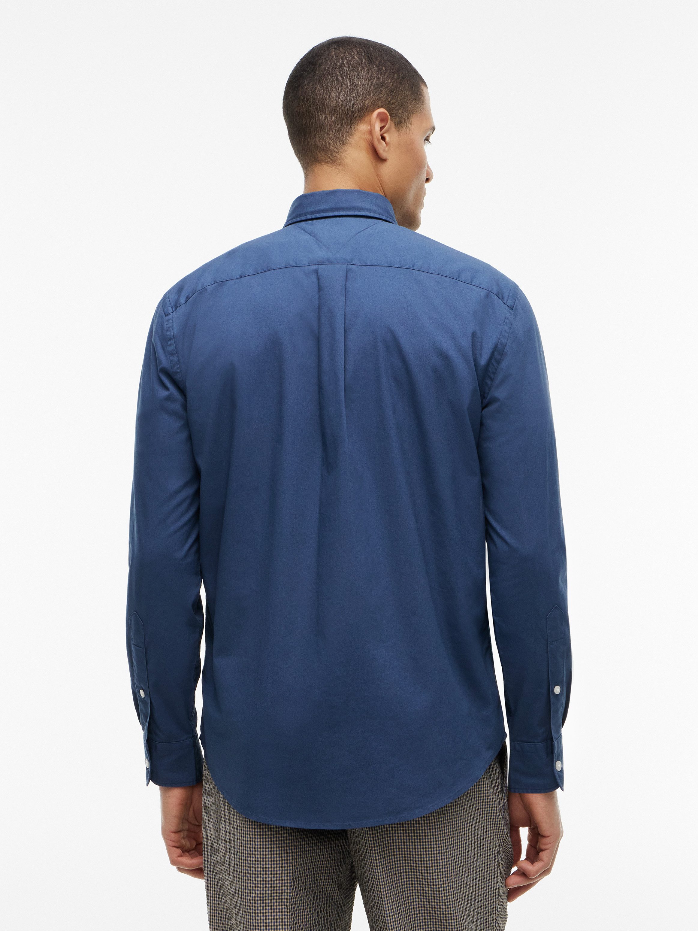 Tommy Hilfiger Businesshemd FLEX POPLIN SOLID Regular Fit Flex Cotton