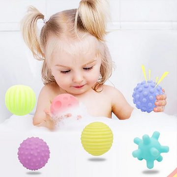 Fivejoy Greifspielzeug Baby Spielzeug, 4 in 1 Montessori Spielzeug baby (6-tlg)