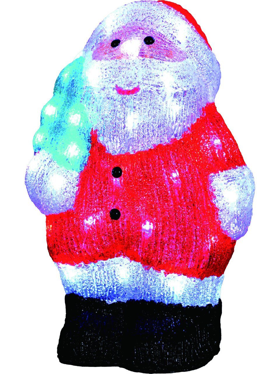 Trend Line Weihnachtsfigur TrendLine LED Acrylfigur Weihnachtsmann 31,5 x 15