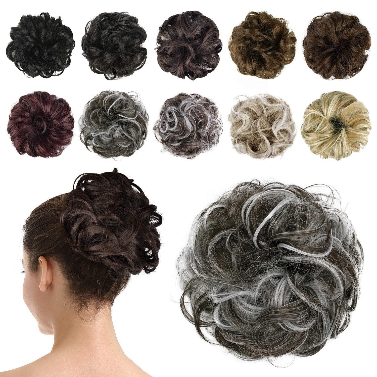 LuxusKollektion Kunsthaar-Extension Haarteil Haargummi Hochsteckfrisuren Haarverlängerung