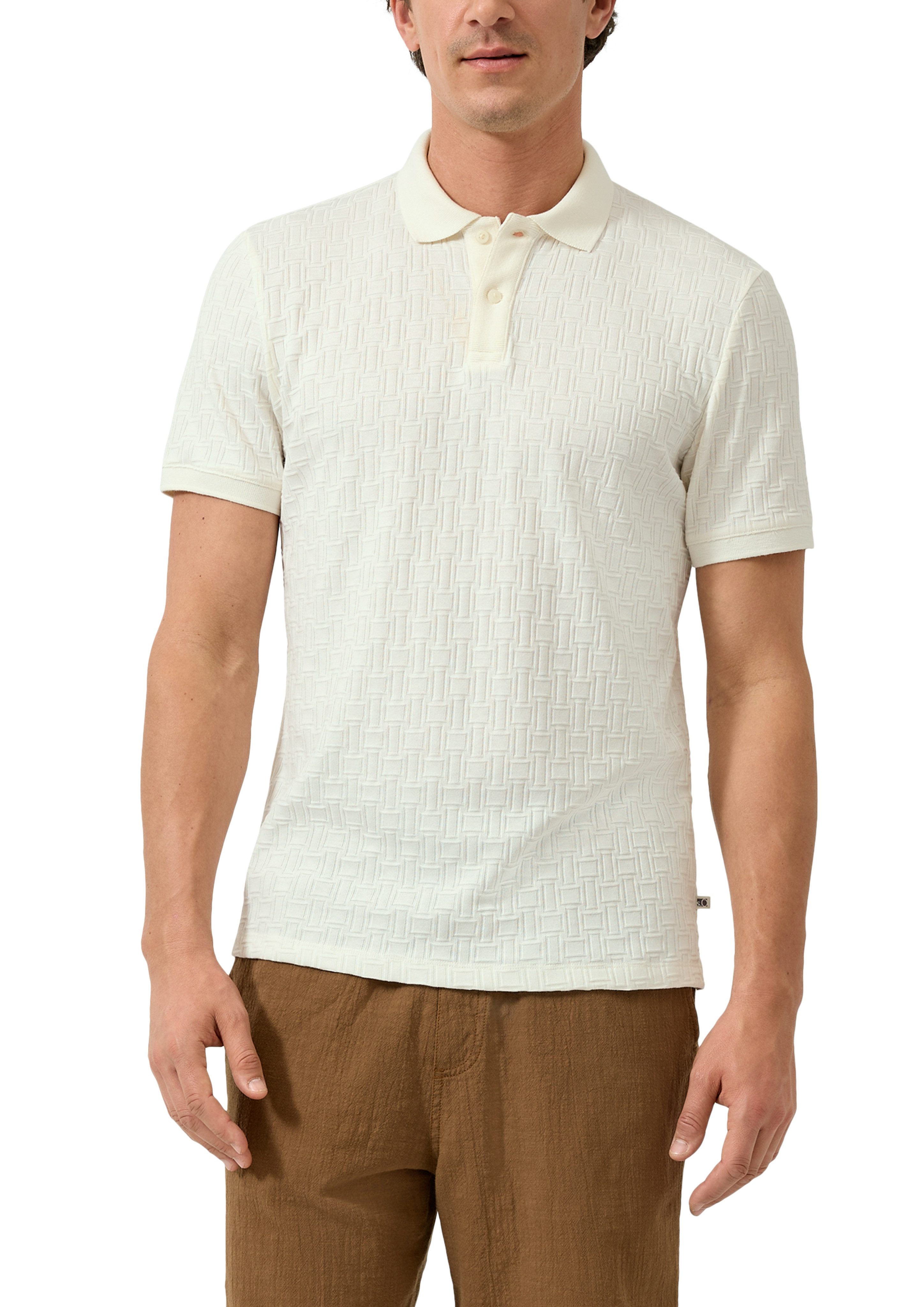 s.Oliver Poloshirt mit Struktur-Muster