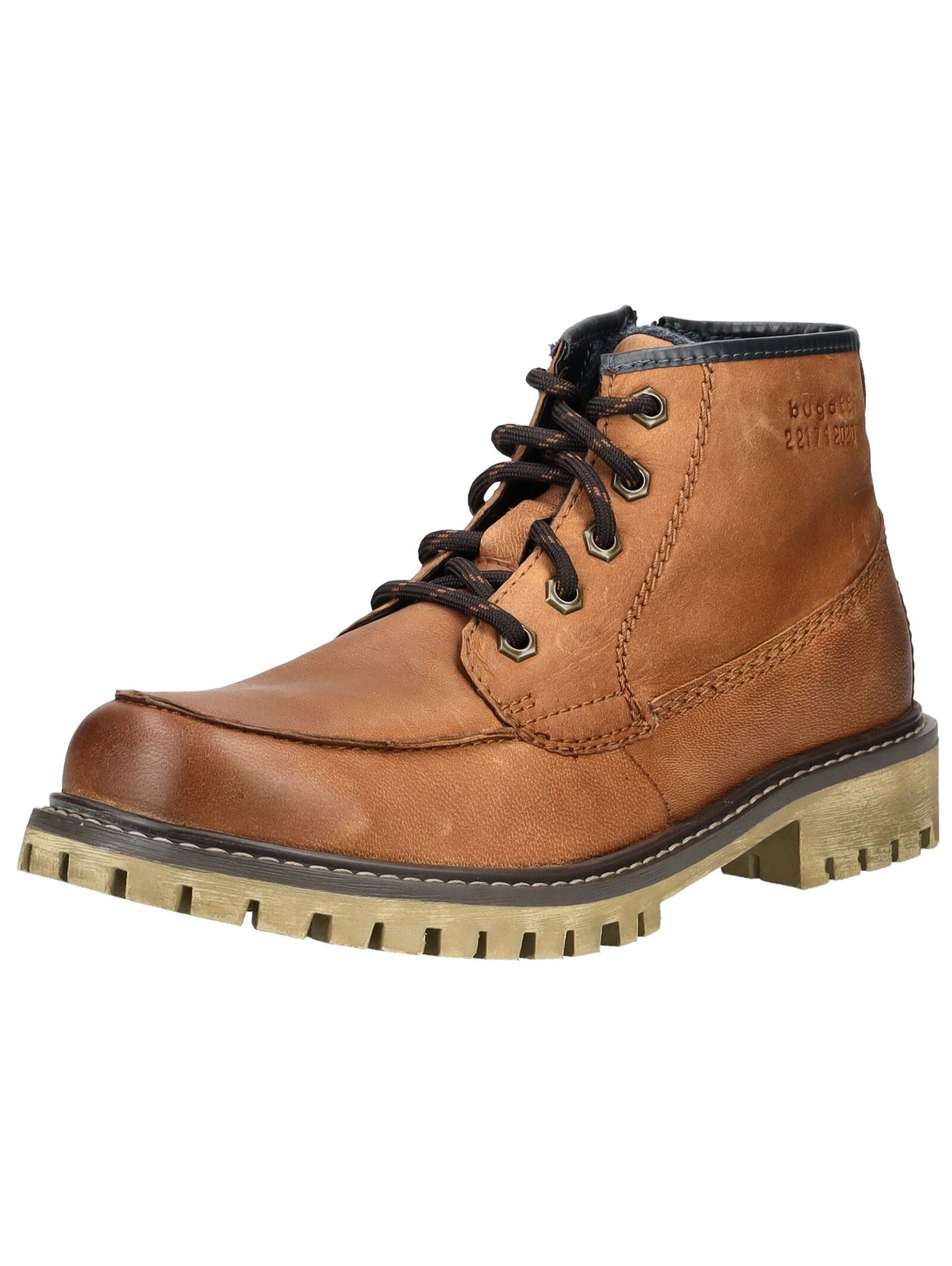 bugatti bugatti Stiefelette Leder Schnürstiefelette