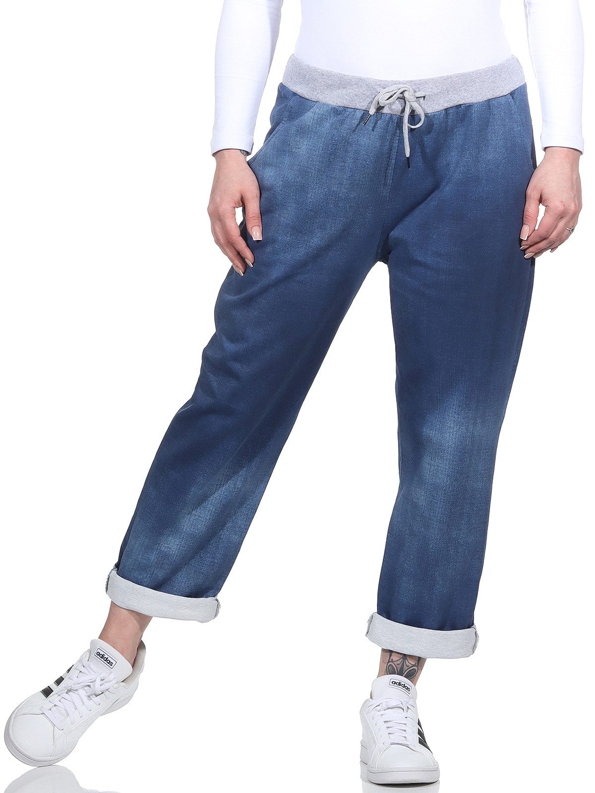 CLEO STYLE Jogginghose Damen Jogginghose 2581 günstig online kaufen