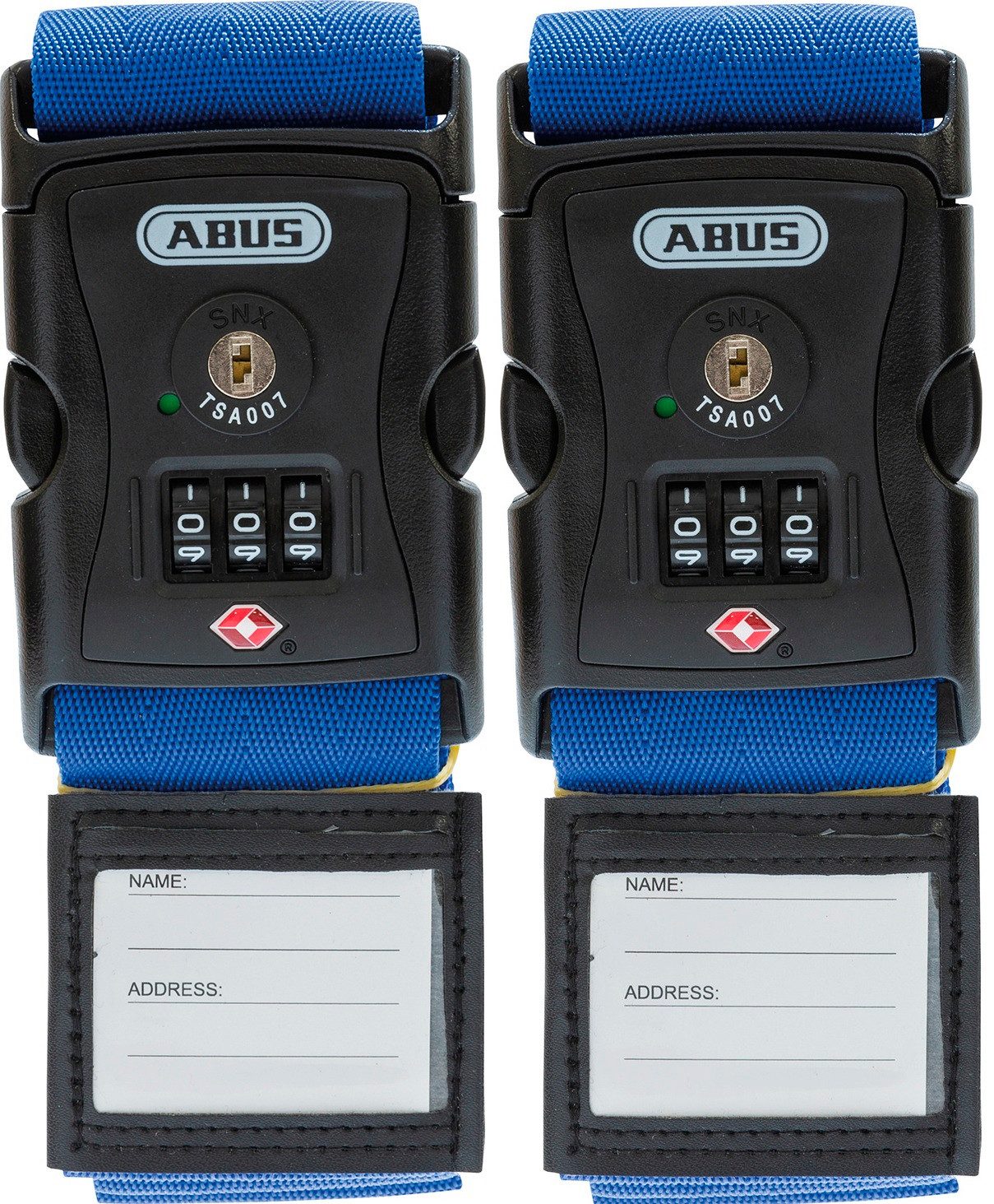 ABUS Koffergurt ABUS 620TSA/ 192 Kofferband 2er Set