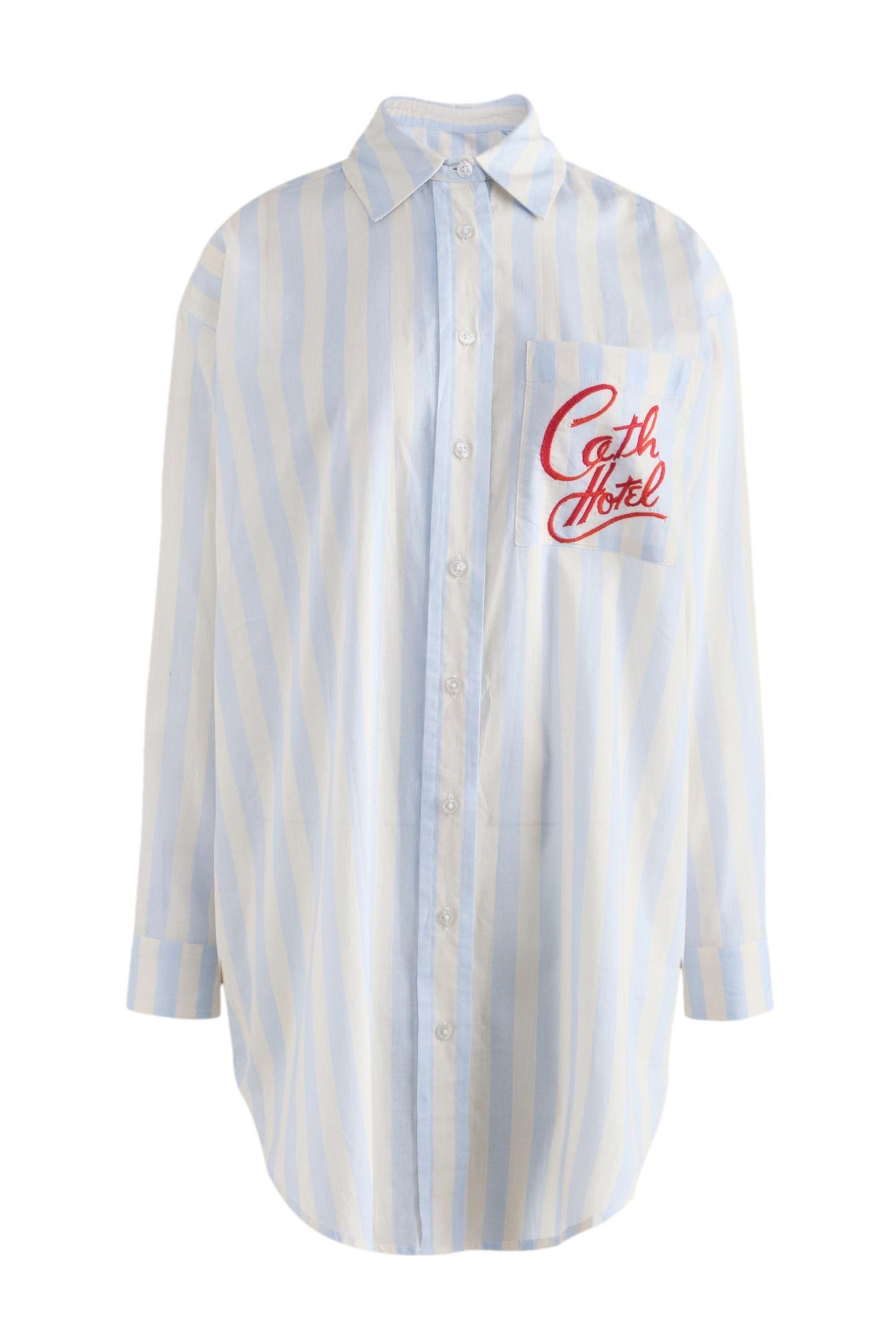 Cath Kidston Strandshirt Cath Kidston Strandhemd mit geblümtem Rücken-Print (1-tlg)