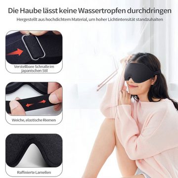 Daisred Schlafmaske 3D Augenmaske für Seitenschläfer Atmungsaktive Memory Schaum
