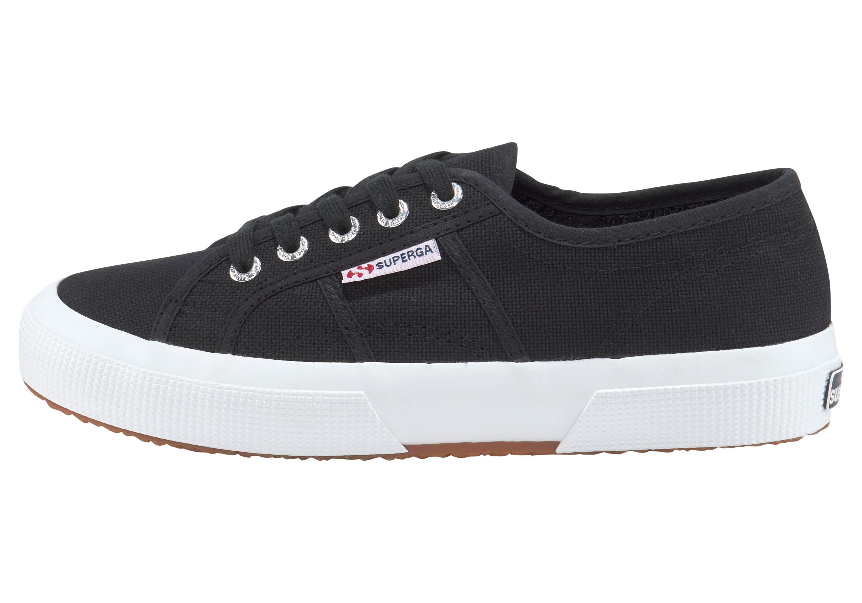 mit Cotu Sneaker Canvas-Obermaterial Classic Superga klassischem schwarz-weiß