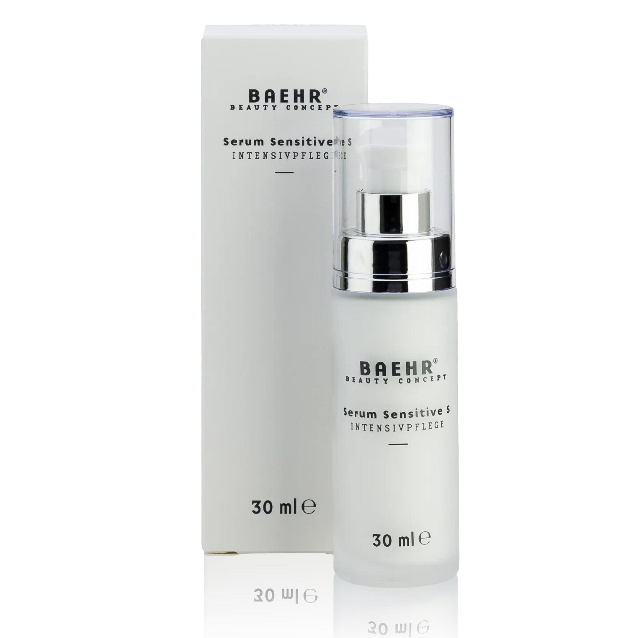 BAEHR BEAUTY CONCEPT Hyaluron Serum Baehr Beauty Concept Serum Sensitive S 30ml mit Allantoin, Panthenol & Braunalgen-Extrakt, 1-tlg., frei von Duft- und Farbstoffen, dermatologisch getestet