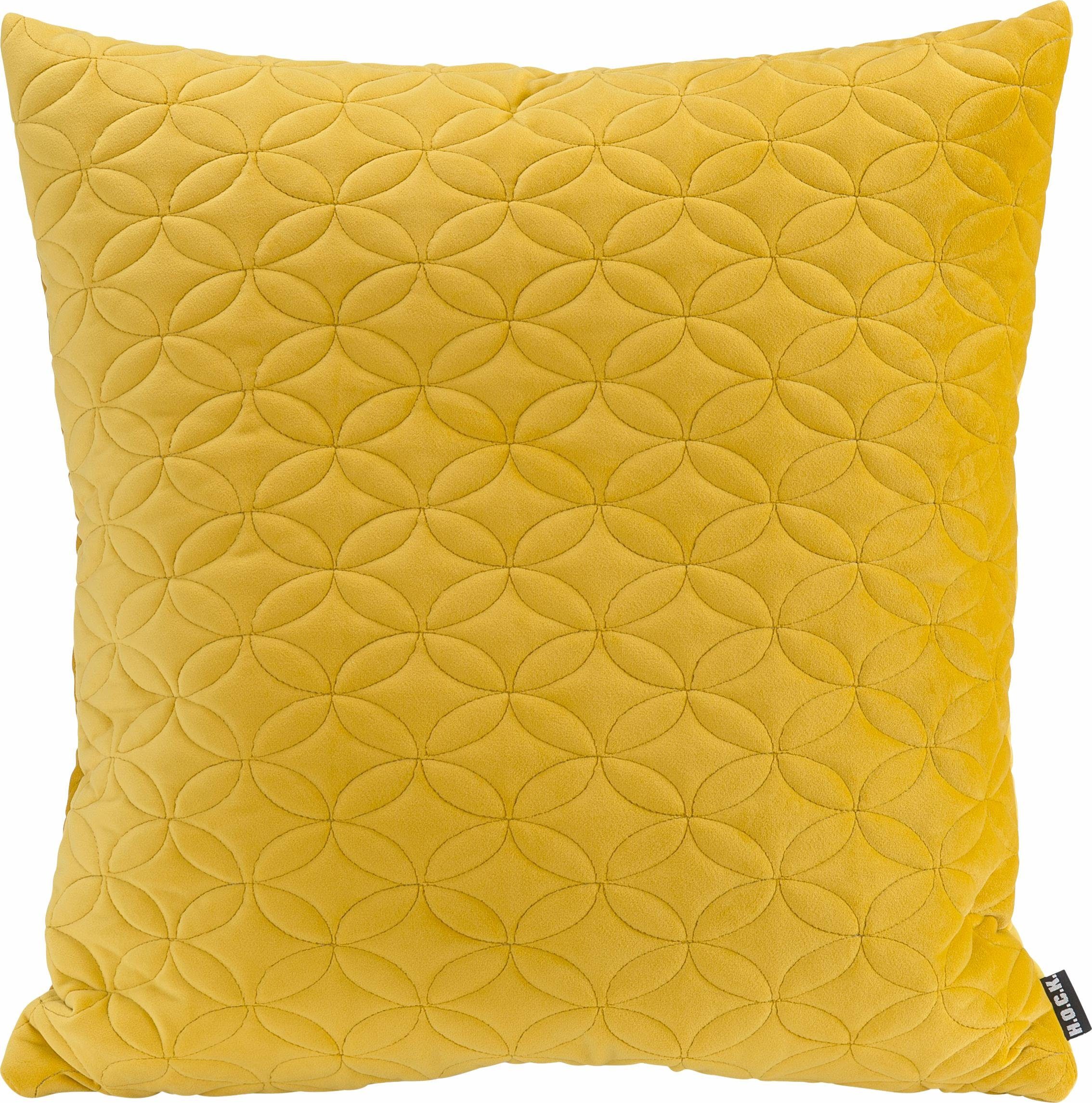 H.O.C.K. Dekokissen Soft Nobile, mit gesteppten Mustern, Kissenhülle mit Füllung, 1 Stück. € 35,05