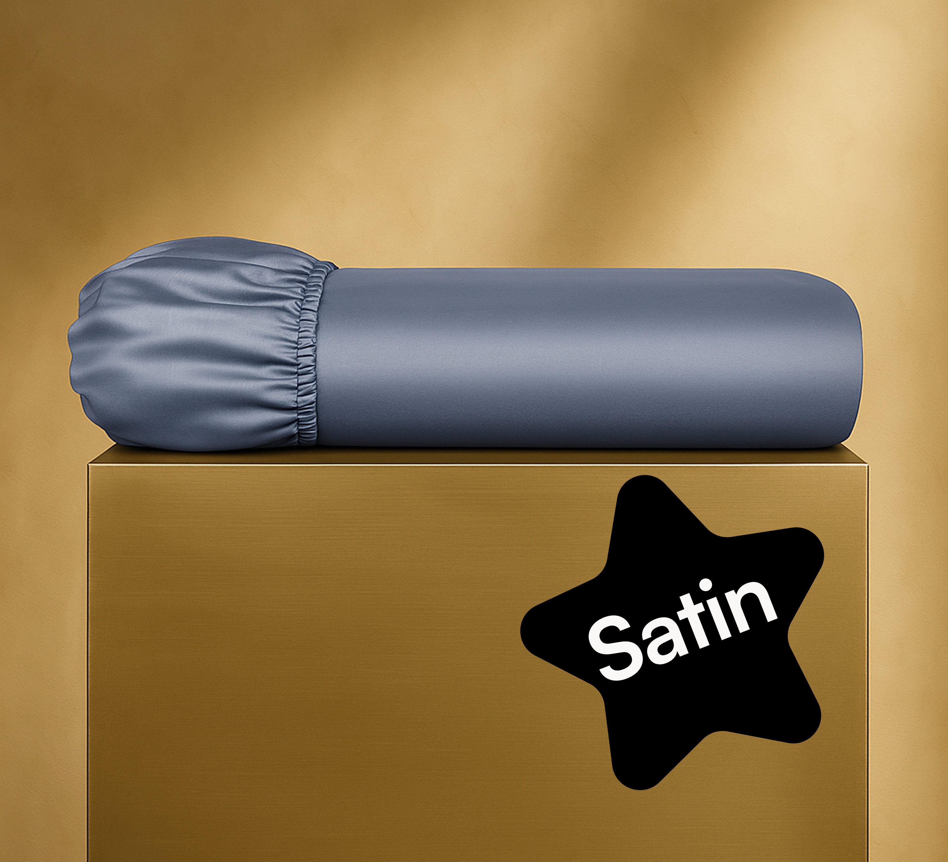 Seralino Spannbettlaken Mako Satin Spannbetttuch (100% Bio Baumwolle), 100% Bio-Baumwolle, Gummizug: rundum, Etiketten zeigen Seiten – schnelles, unkompliziertes Beziehen garantiert., Fairtrade/ GOTS zertifizierte uni Bettlaken, weich