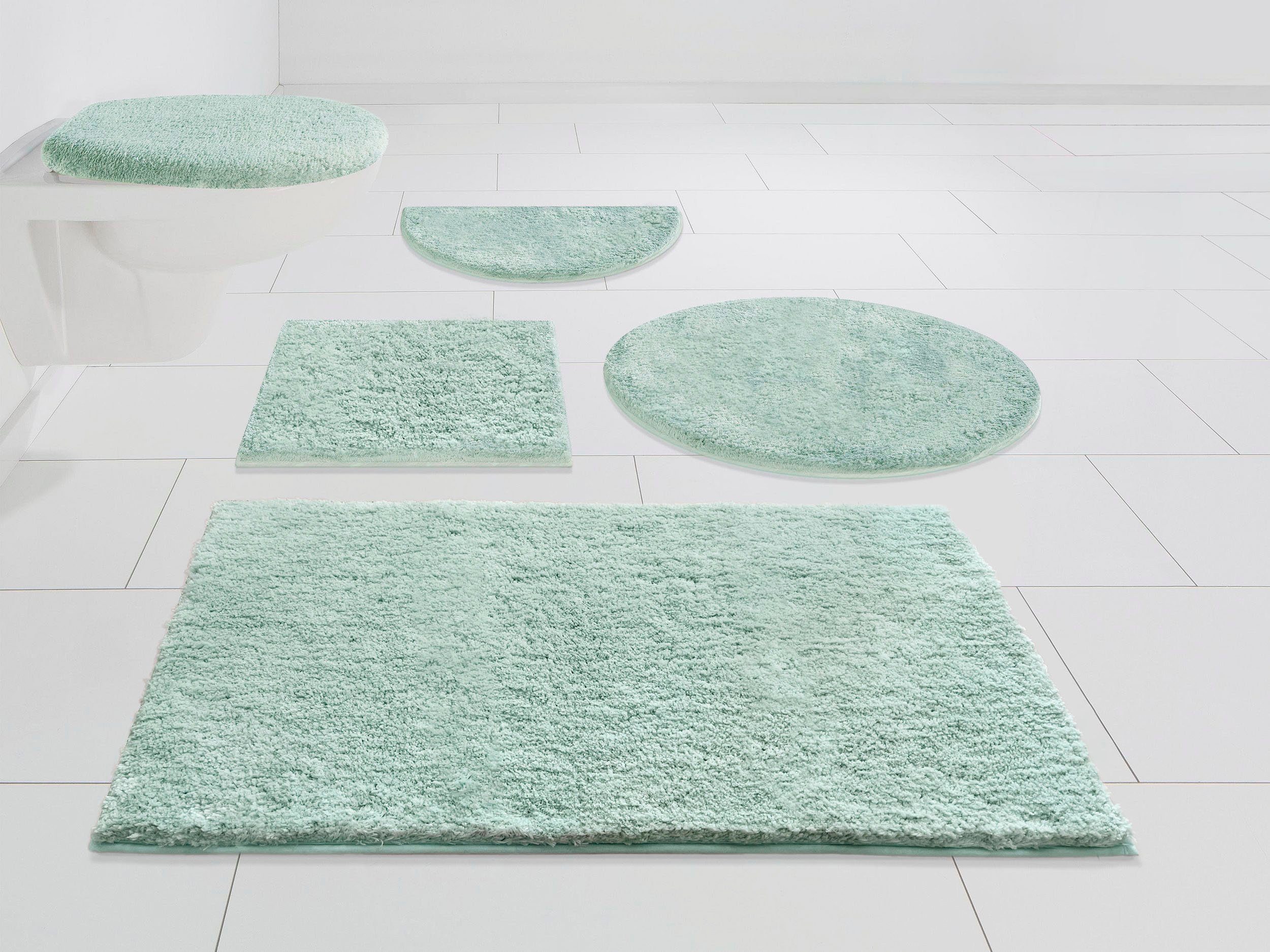 my home Badematte Jos, Badvorleger, Badezimmer Teppich, Höhe 22 mm, rutschh günstig online kaufen