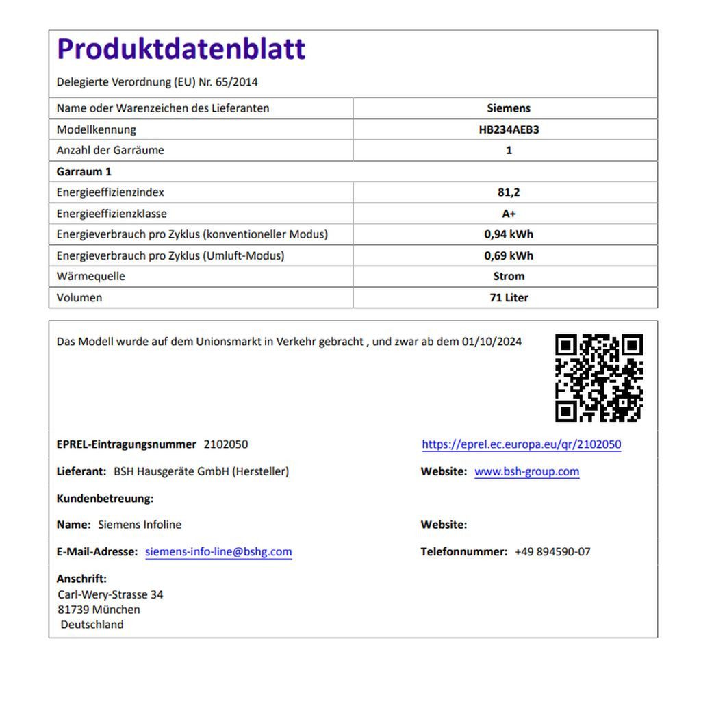 SIEMENS Backofen-Set Hydrolyse Teleskopauszug + Induktionskochfeld Combi-Zone autark 60 cm