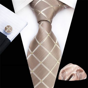 Dekorative Krawatte Herren Krawatten-Set,Klassisch krawatten für Herren 3 Stück (3-St) Klassisch Elegante Krawatte Set für Hochzeitsfest