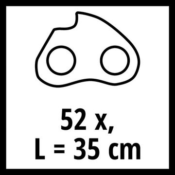 Einhell Ersatzkette 35 cm 1,3 52T 3/8 (PJ), für Elektro-Kettensäge GC-EC 1935, 35 cm Länge, 3/8"