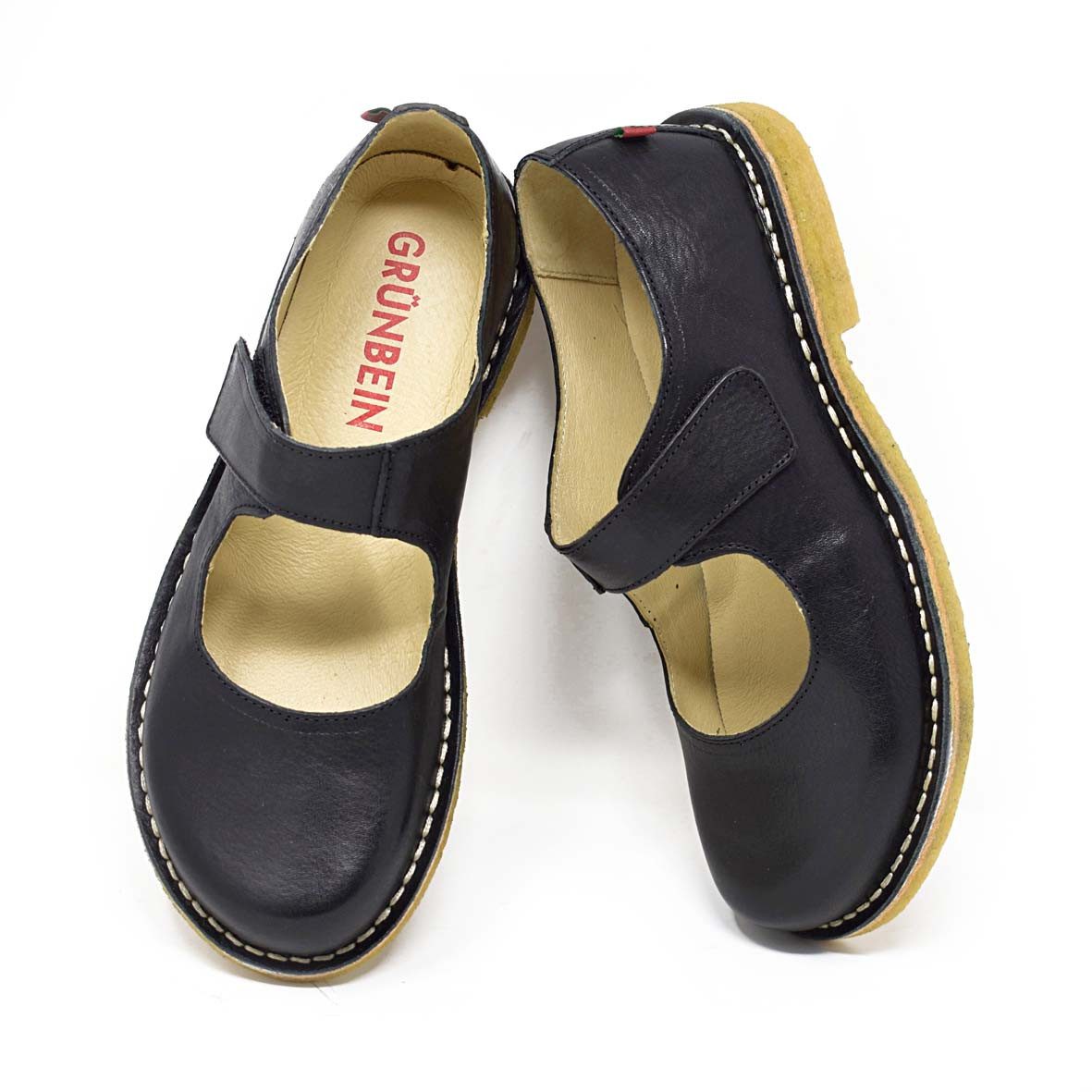 GRÜNBEIN Spangen-Ballerinas Gerda Naturform Ballerina