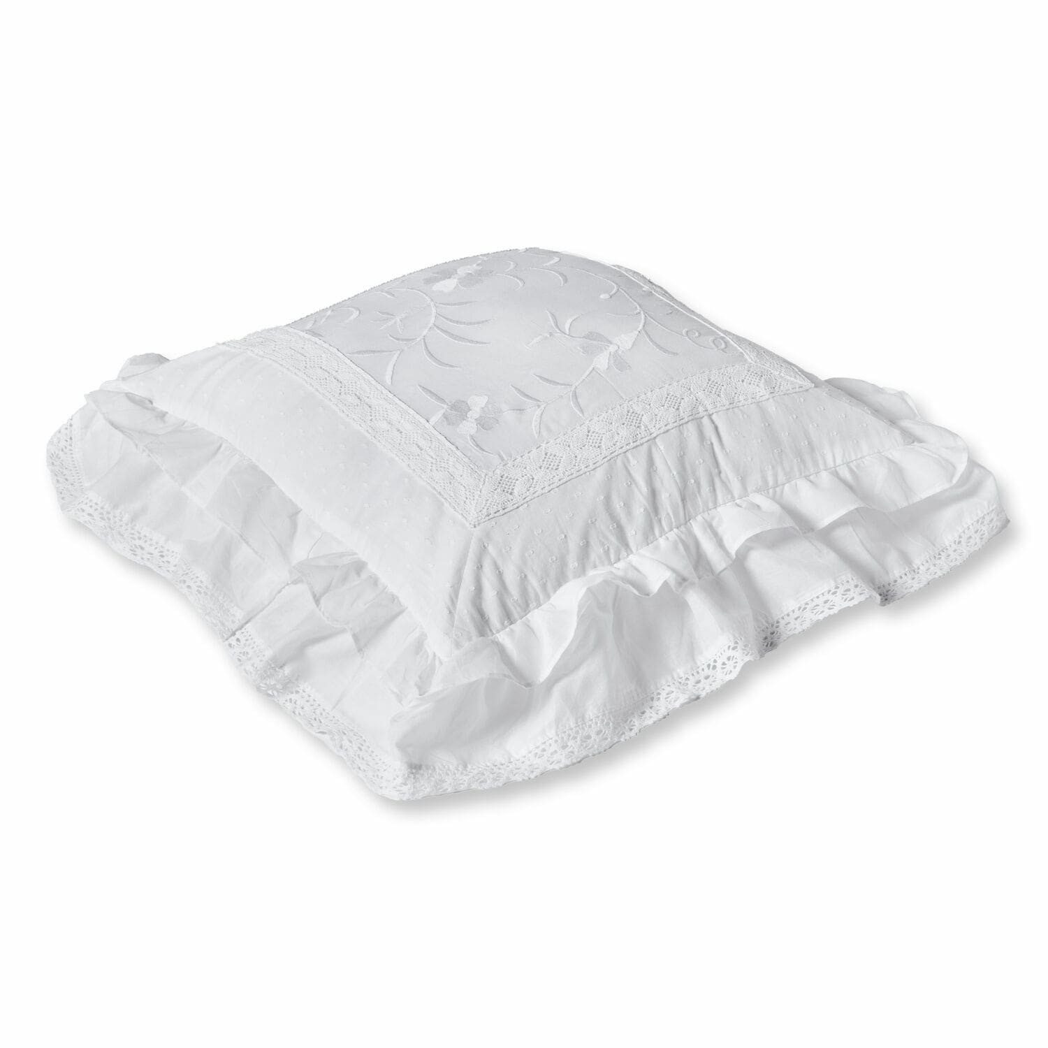 Mirabeau Kissenhülle Kissen Marbury weiß günstig online kaufen