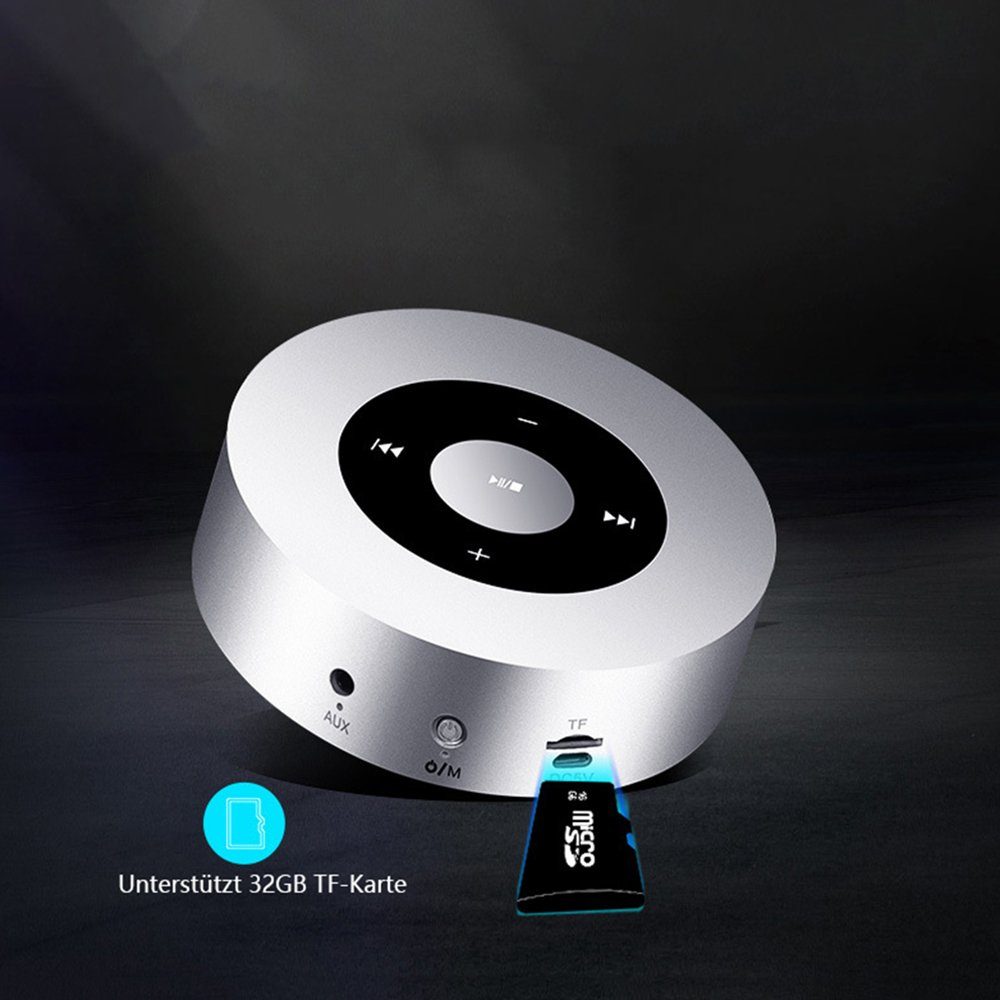 Lautsprecher Lautsprecher Musik Lautsprecher Mikrofon schwarz 10h GelldG Bluetooth AUX Mini mit