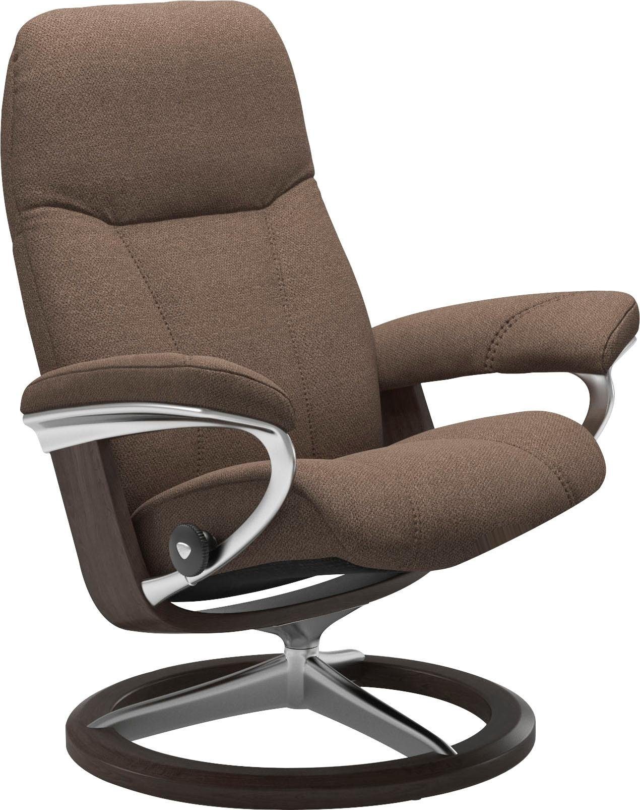 L, mit Wenge Gestell Relaxsessel Größe Consul, Signature Base, Stressless®