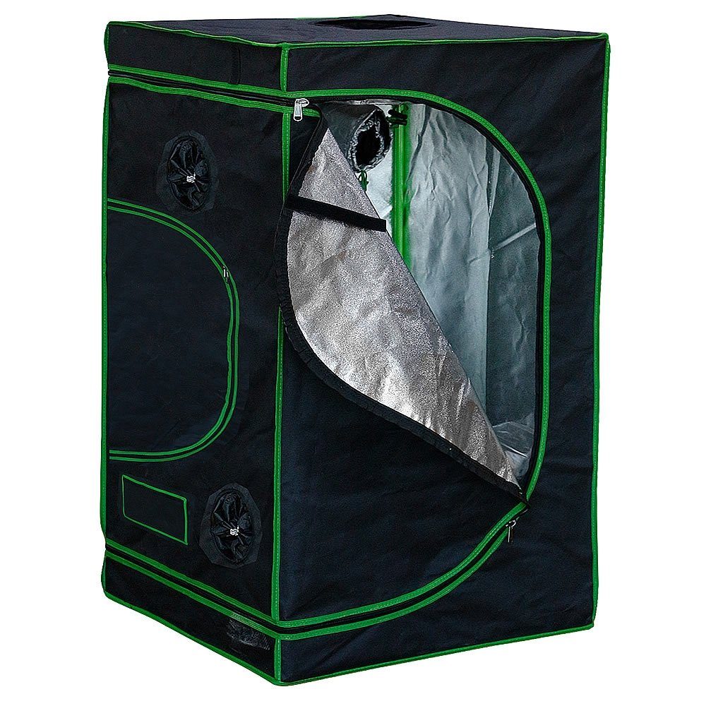 Feel2Home Gewächshaus Growbox Indoor Gewächshaus Pflanzenzelt Zucht Growroom versch. Größen, Stück, 99,9 % lichtundurchlässig