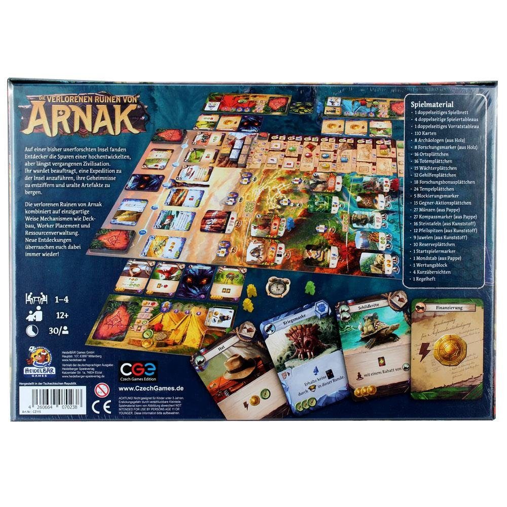 Edition Czech Verlorenen Arnak von Ruinen Spiel, Games Die