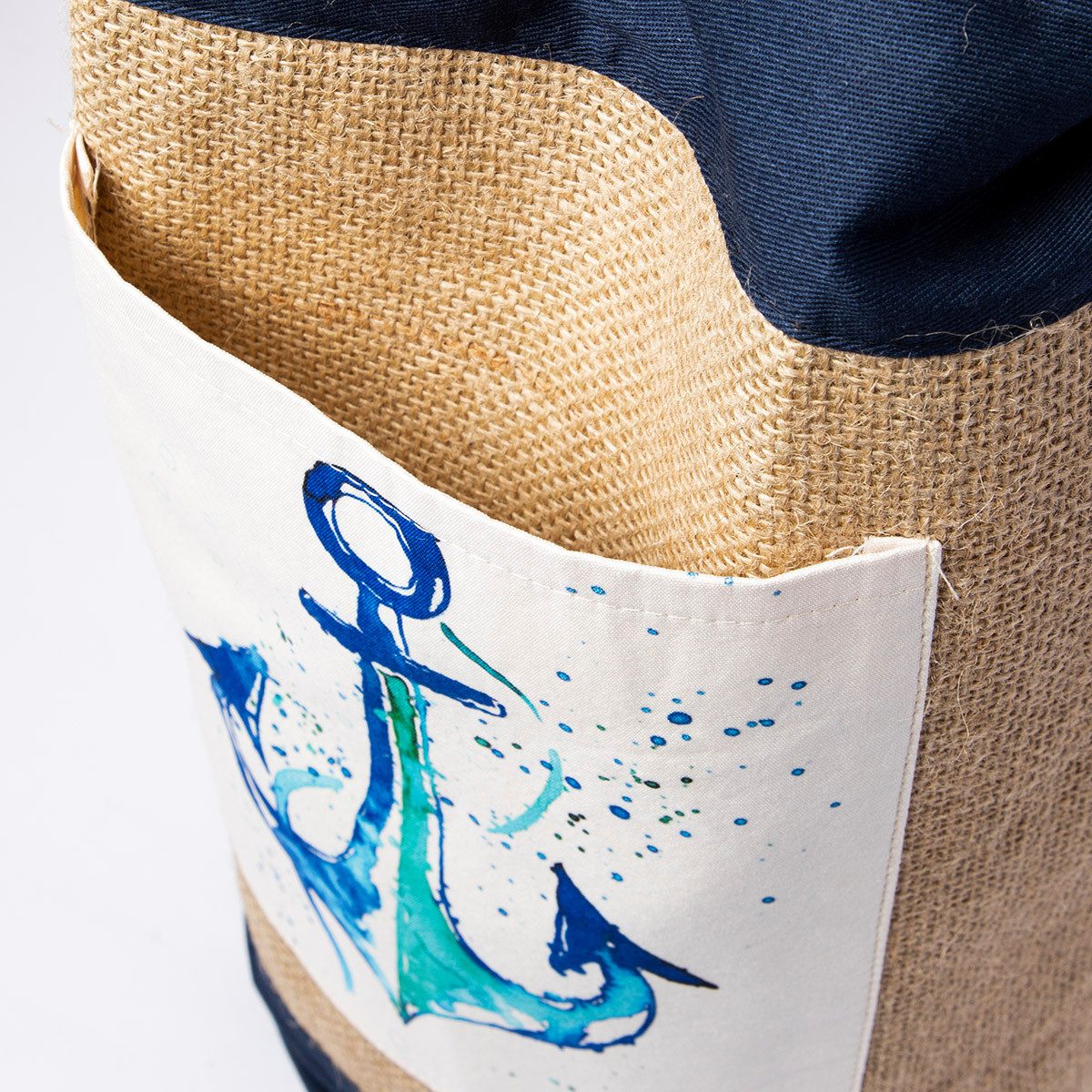 ANEMOSS Strandtasche Anemoss Marine Collection Anchor Jutetasche – Stabil & nachhaltig