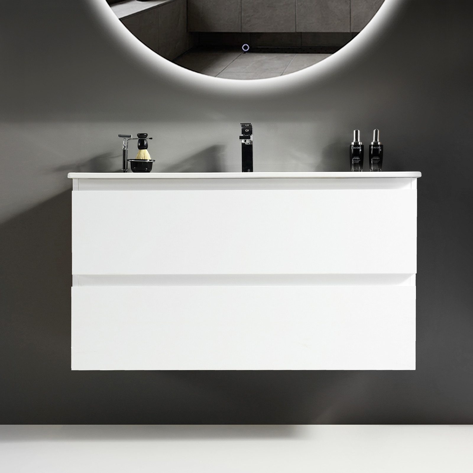 Alpenberger Badmöbel-Set Badezimmermöbel Badezimmer Schrank - günstig online kaufen