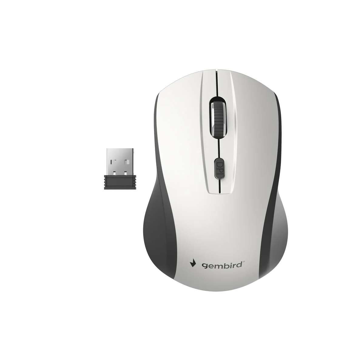 Gembird Gembird MUSW-4B-02-BS Maus Büro Beidhändig RF Wireless Optisch Maus