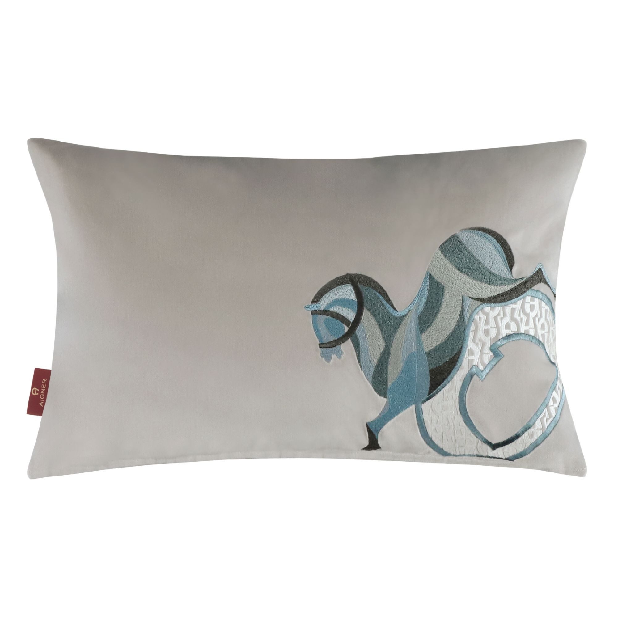 AIGNER Kissenhülle EQUITA Kissenhülle, (1 Stück), 30 x 50 cm in Grau