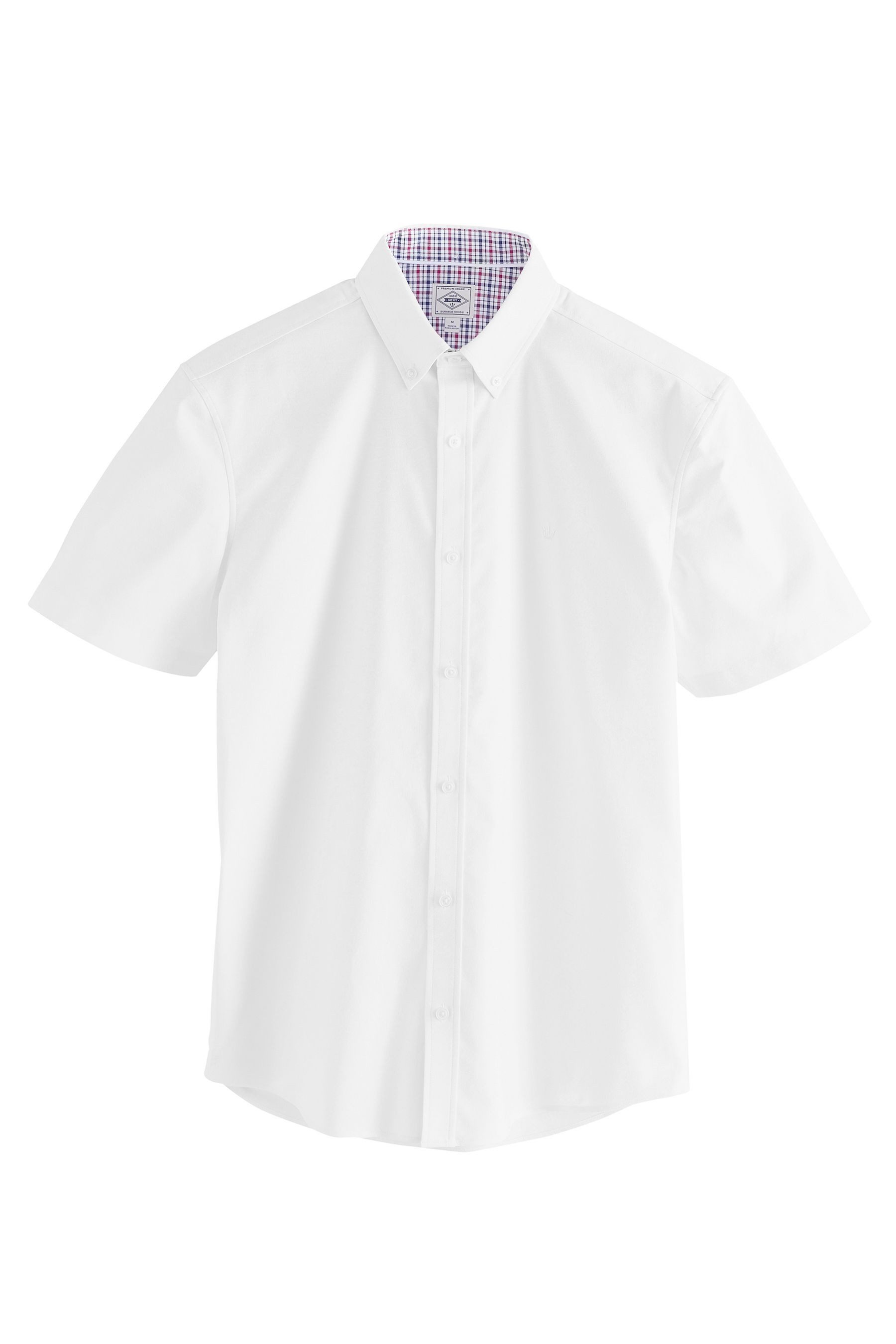 Next Kurzarmhemd Oxford-Kurzarmhemd mit Stretch (1-tlg) günstig online kaufen