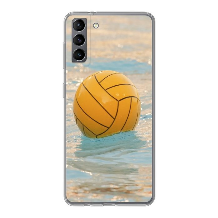 MuchoWow Handyhülle Wasserball im Schwimmbad Phone Case Handyhülle Samsung Galaxy S21 Plus Silikon Schutzhülle