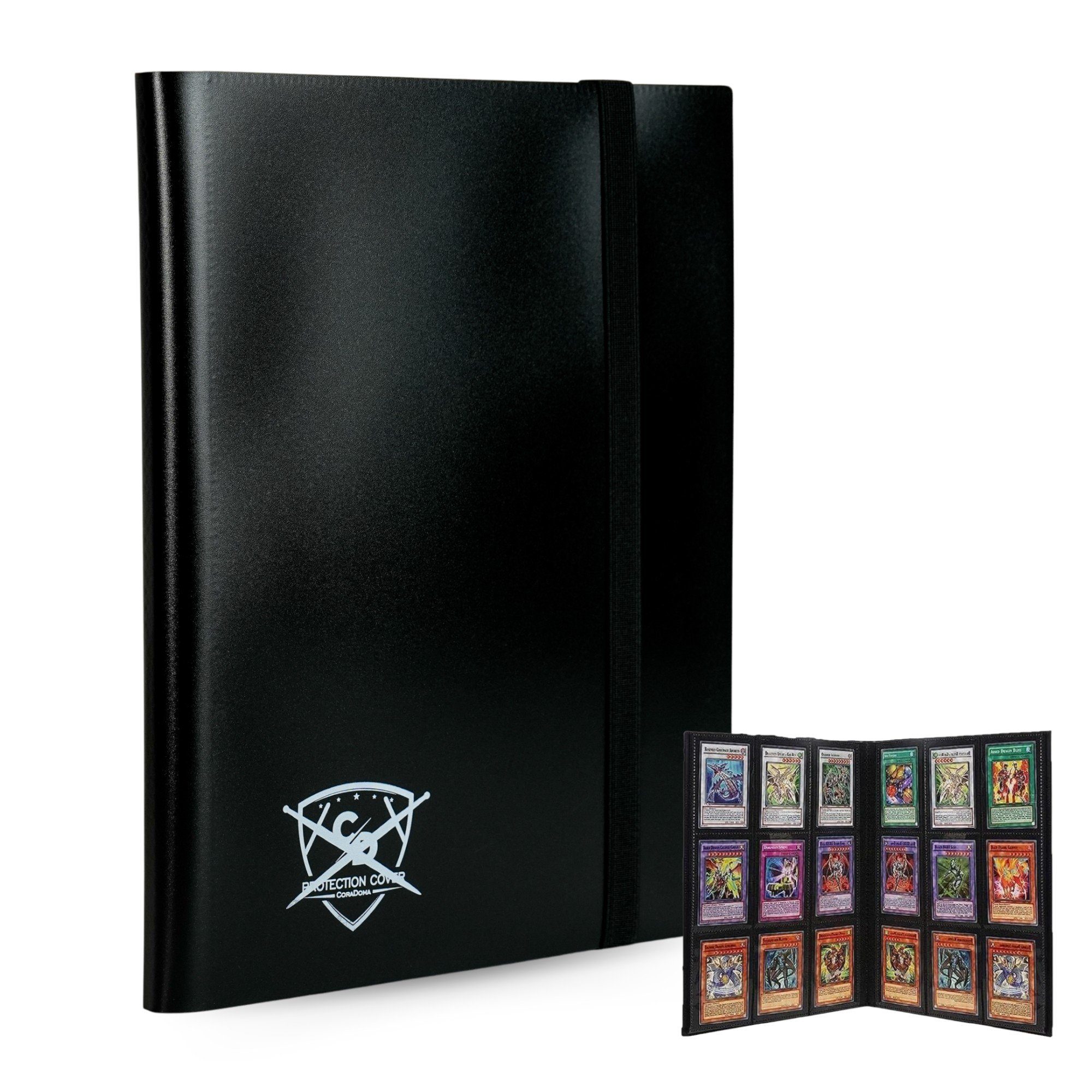 Coradoma Sammelkarte Sammelalbum für 360 Pokemon Karten Pro Card Binder Ordner, 40 Seiten je 9 Karten Portfolio