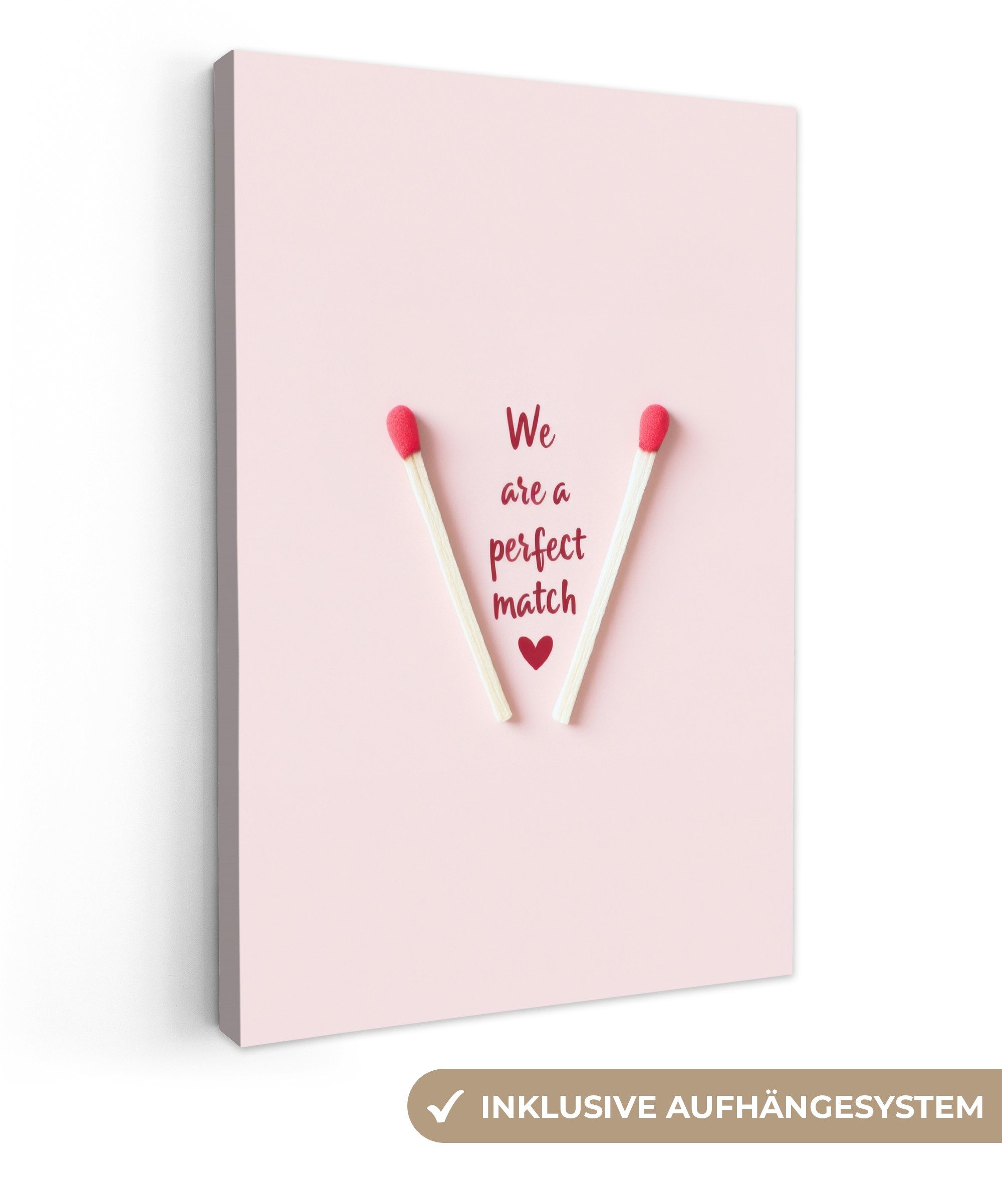 OneMillionCanvasses® Leinwandbild Perfekt - Minimalistisch - günstig online kaufen