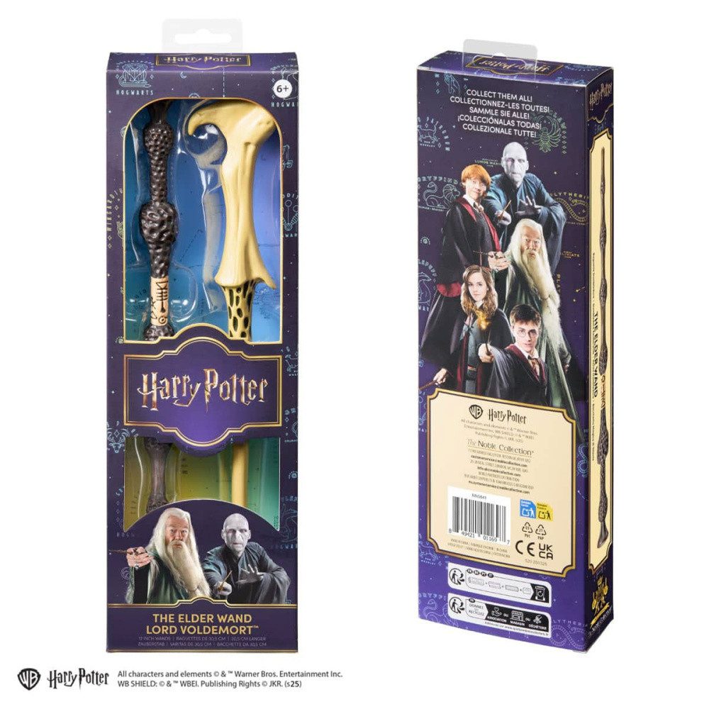 Noble Collection Zauberkasten Harry Potter Rollenspiel Doppelpack Zauberstäbe The Elder & Lord Volde