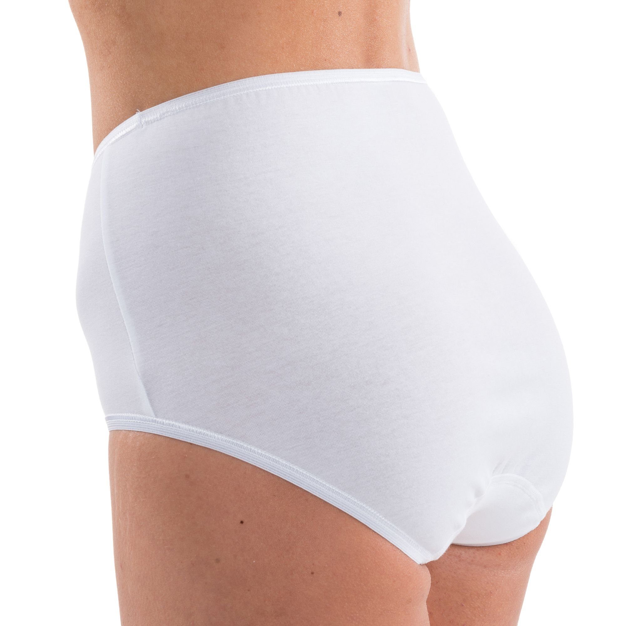 HERMKO Taillenslip 1150 Schlüpfer Bio-Baumwolle, elast. Abschluss, briefs, Basic Feinripp