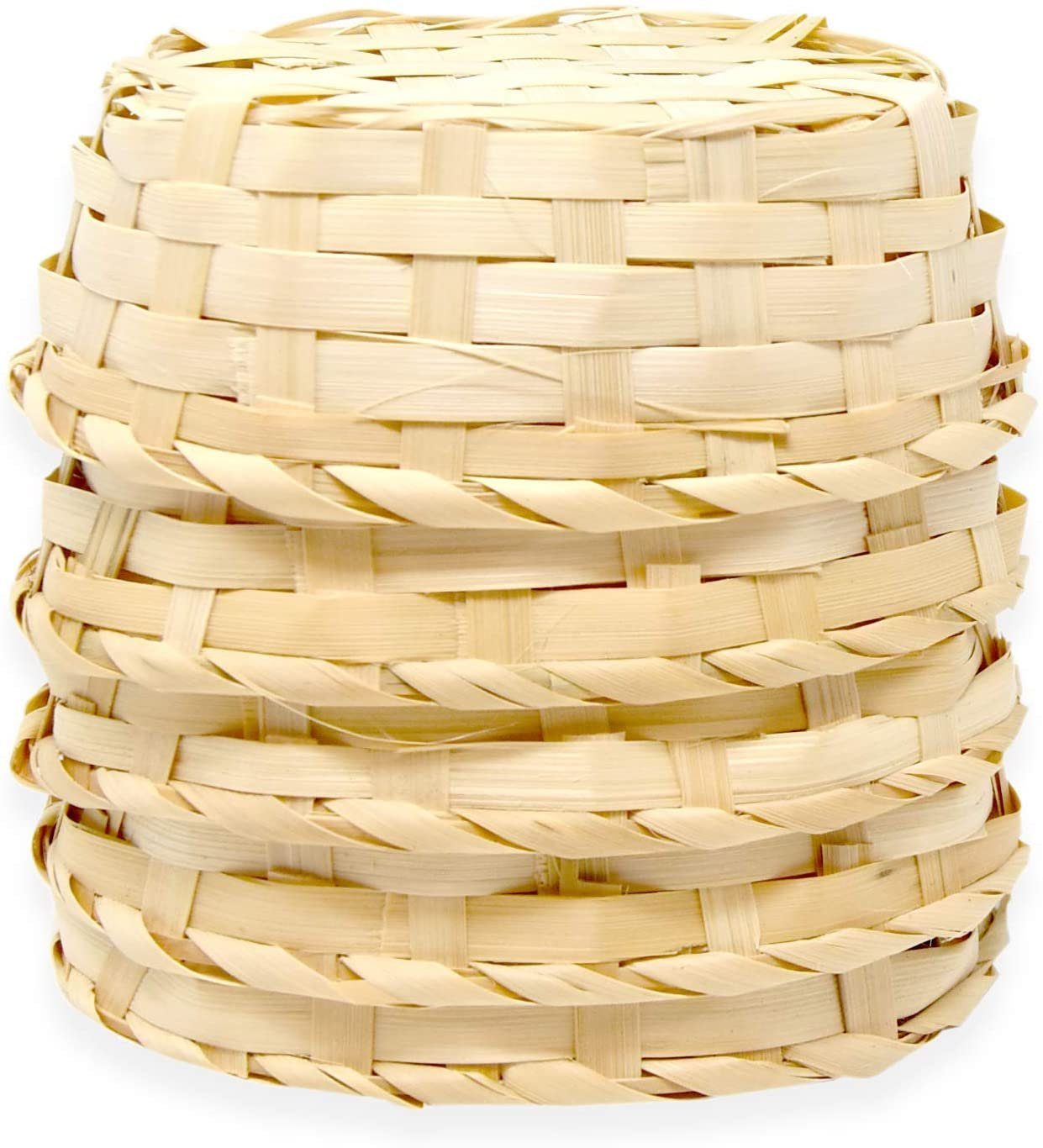 Lashuma Aufbewahrungskorb beige (Set, Flechtkörbe, cm 5er Ovale 5 Bambuskörbchen St., Set), 16x11