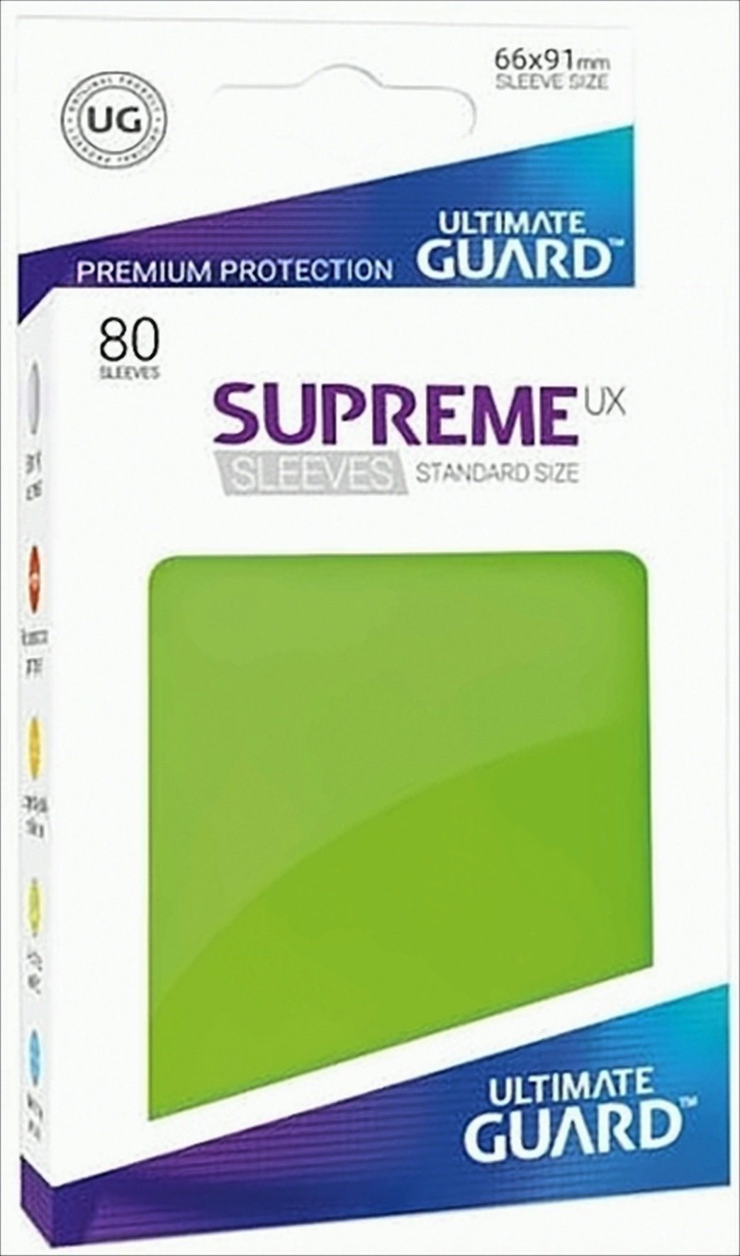 Sammelkarte Supreme UX Sleeves Standard Size Hellgrün (80)