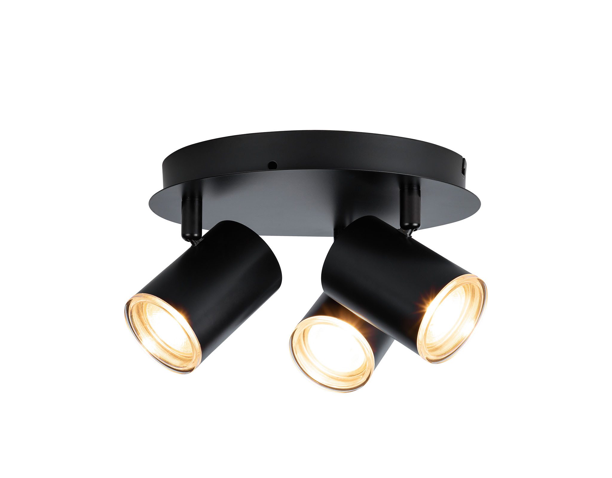 Livarno home Deckenleuchten LED-Badleuchte IP44 3flammig schwarz Deckenleuc günstig online kaufen