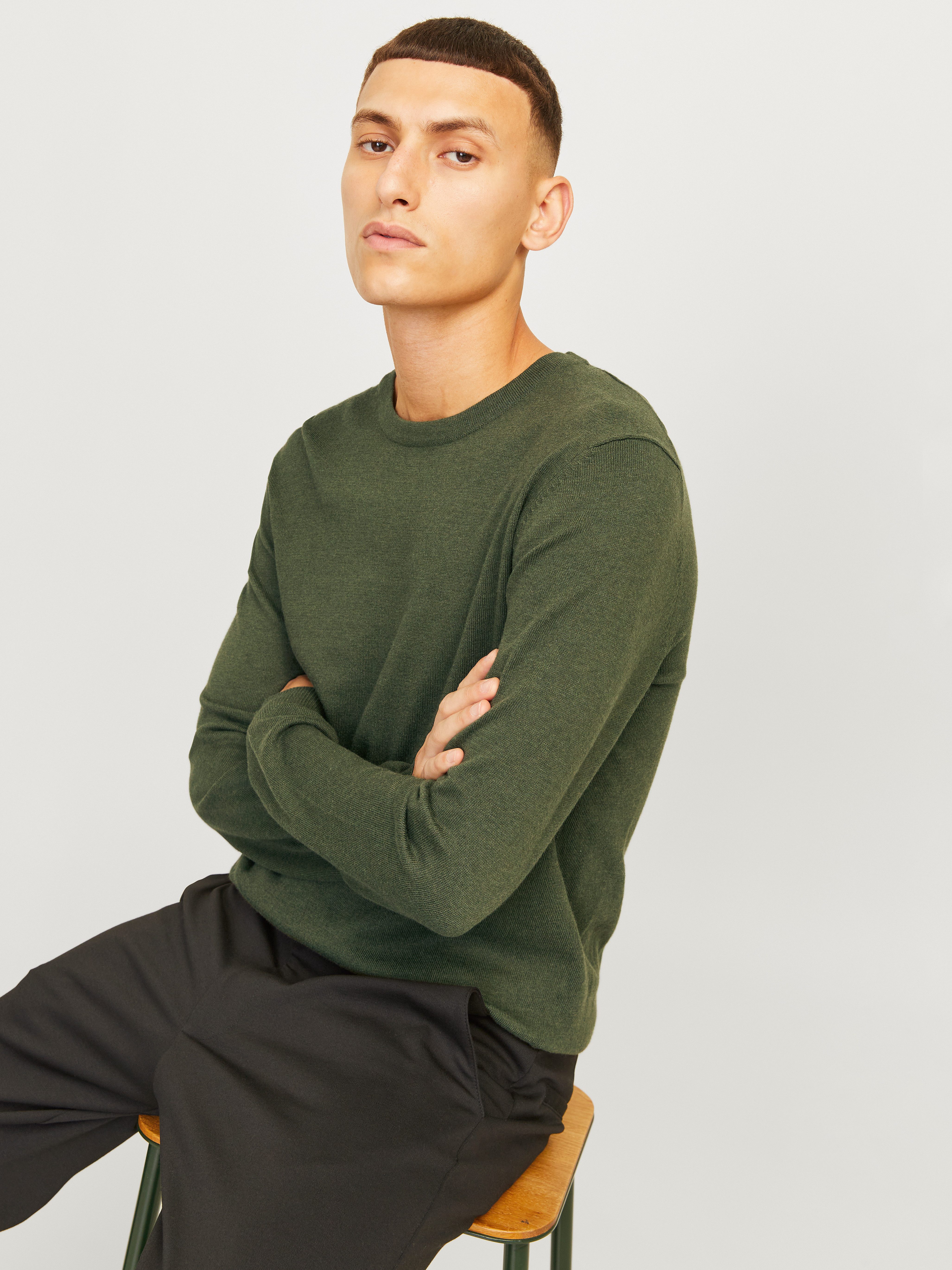 Jack & Jones Strickpullover JJEEMIL KNIT günstig online kaufen