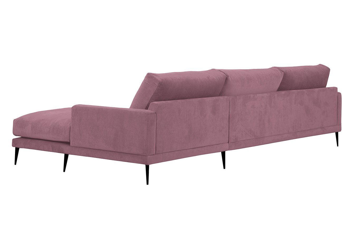 daslagerhaus living Big-Sofa Sofakombination Stoff Duck pink