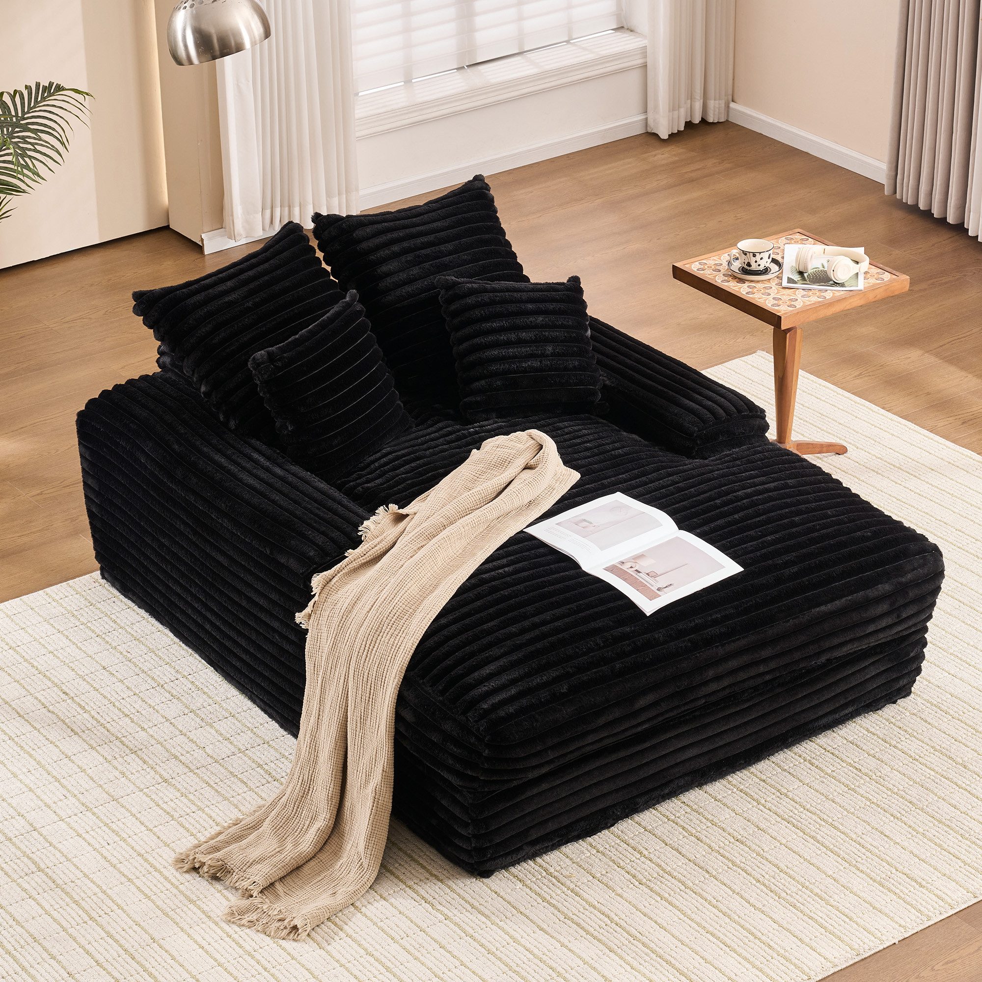 MODFU Schlafsofa Ultraweiches Sofa, 4 abnehmbare Kissen, ohne Montage direk günstig online kaufen
