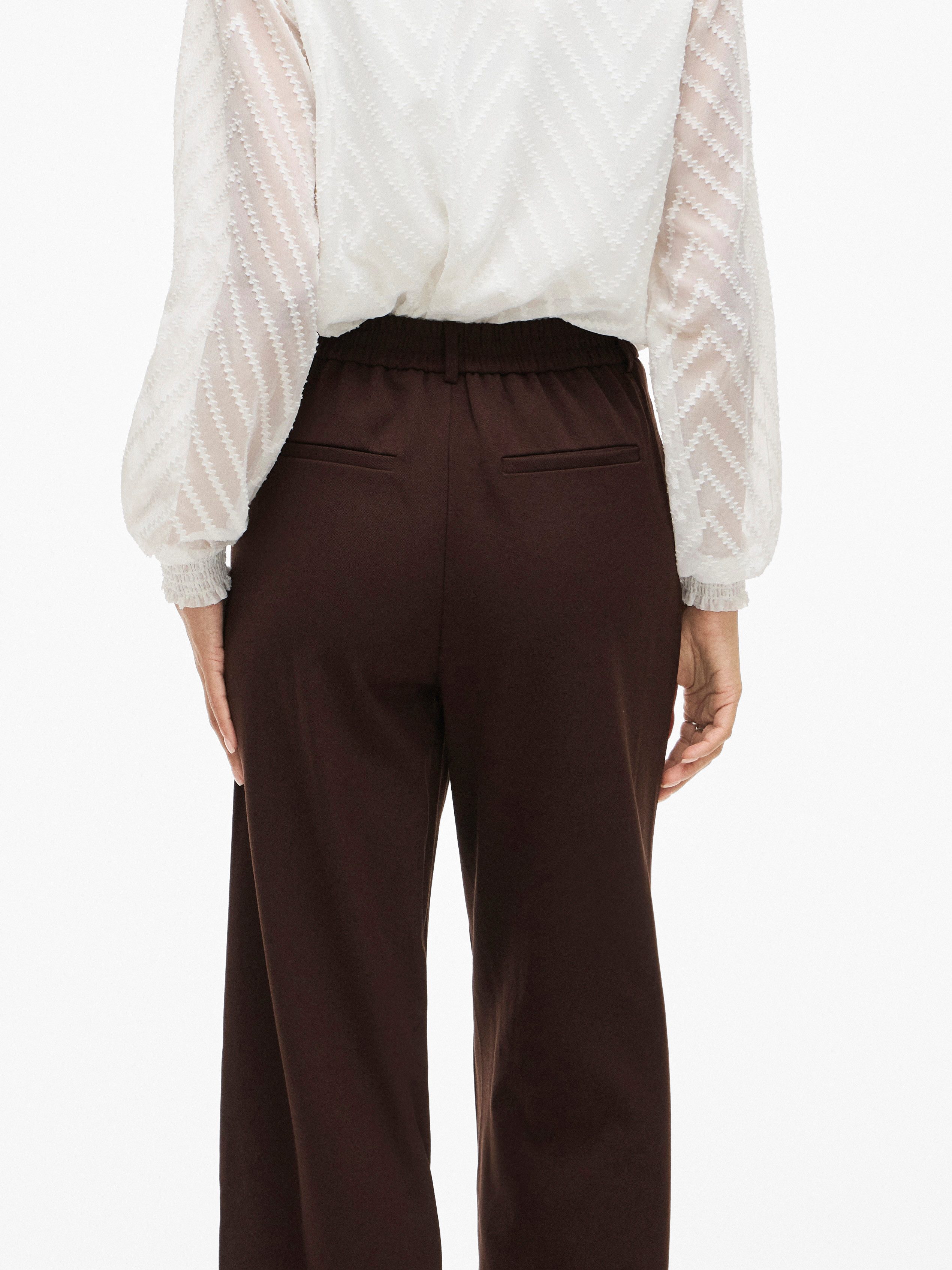 Vila Anzughose VIVARONE HW WIDE PANT - NOOS Materialmix, slim fit – Bild 2 von 5