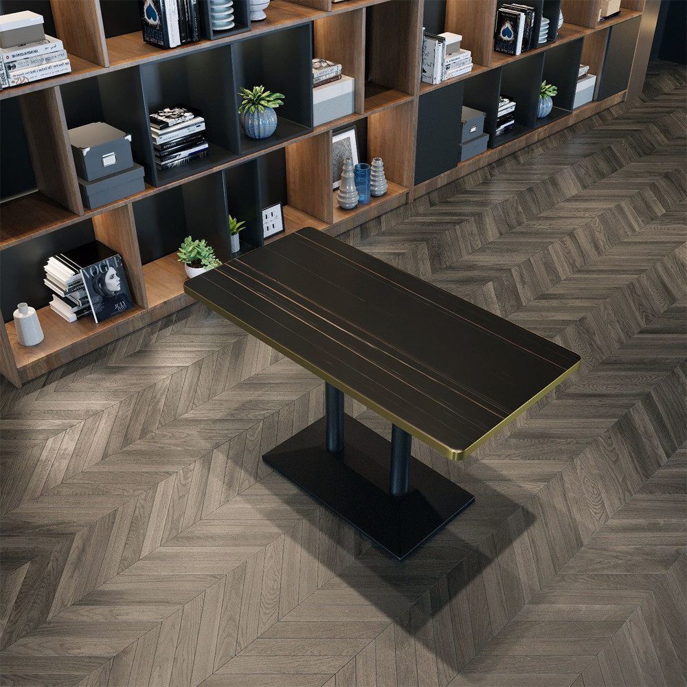 Muxing Esstisch Tisch, Couchtisch mit Metallbeine (1-St)