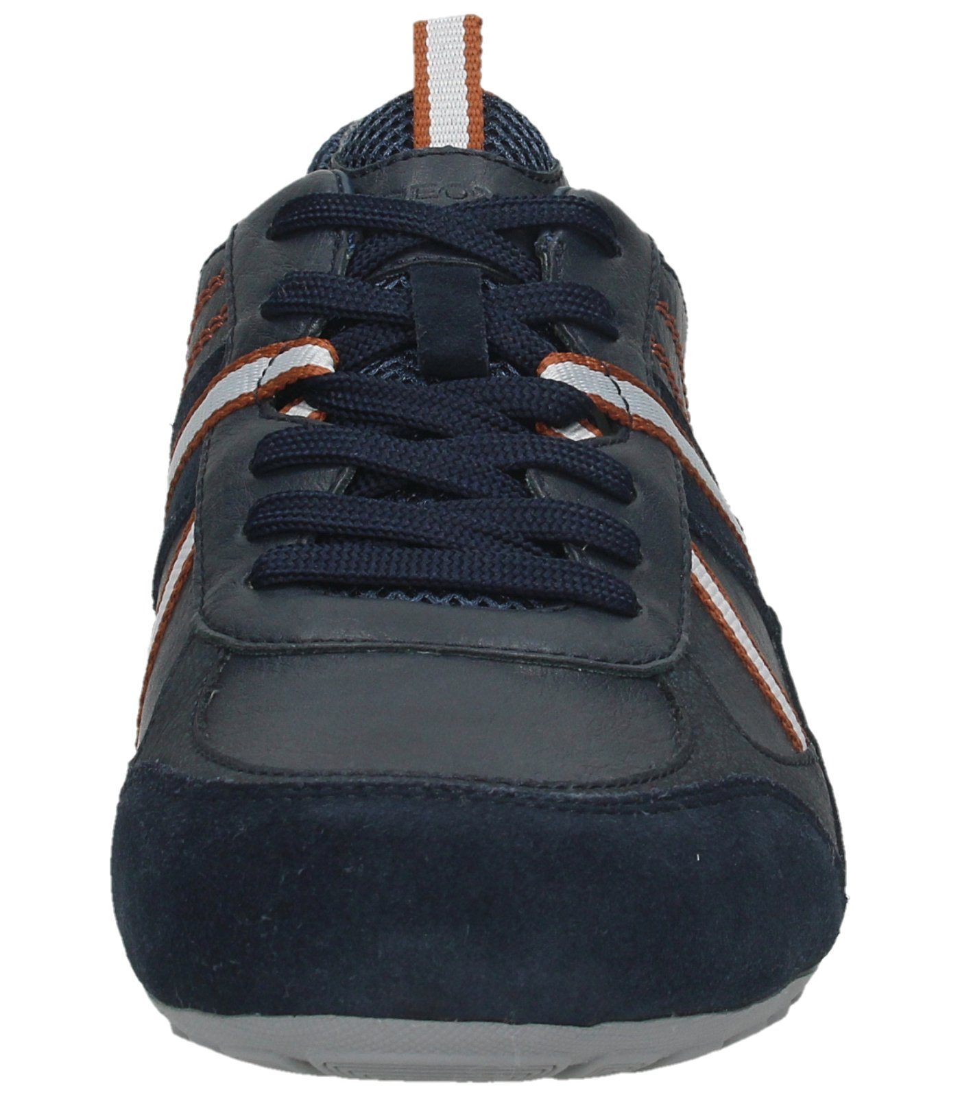 Geox Sneaker Lederimitat/Mesh Sneaker Dunkelblau