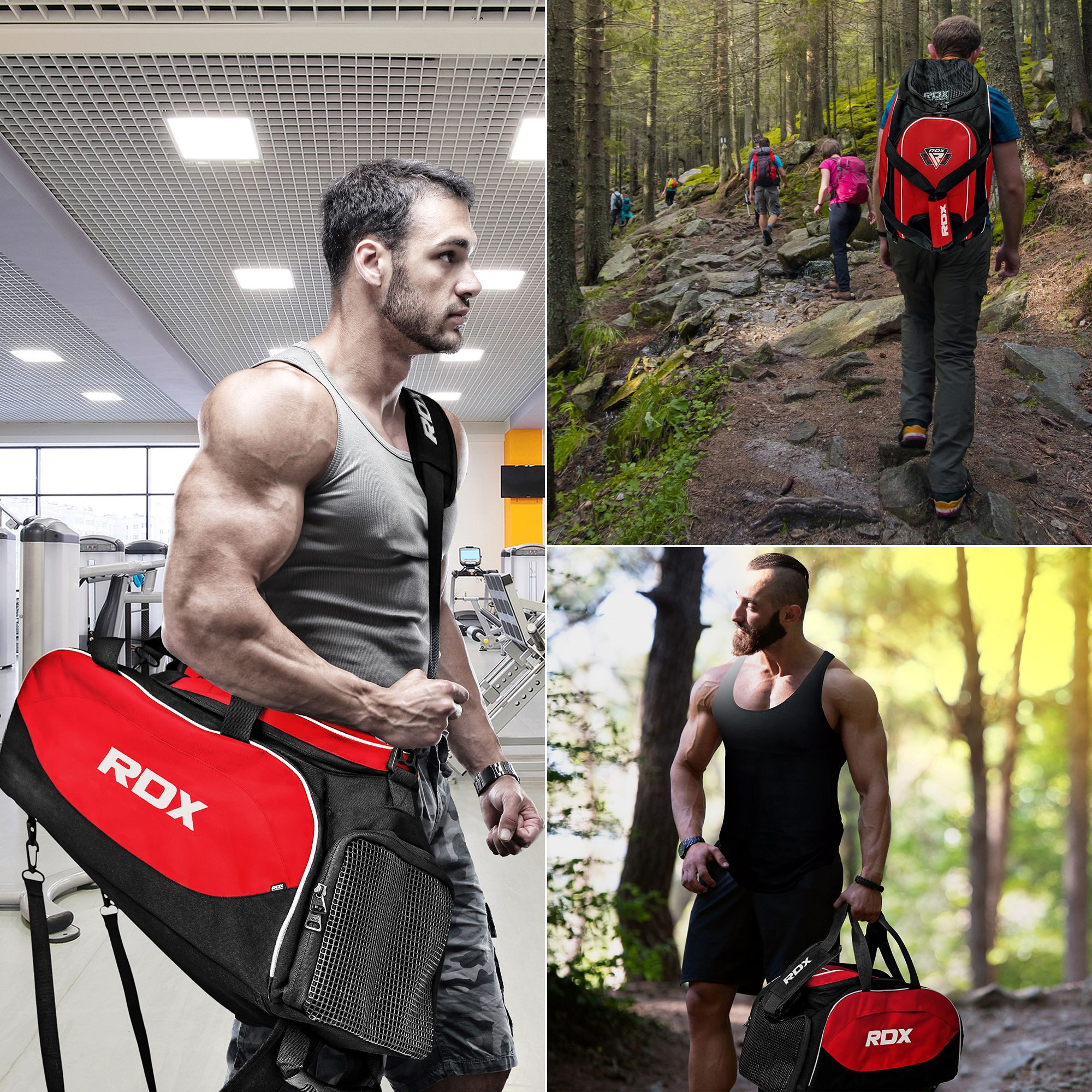 RDX Sports Sporttasche RDX Sporttasche Fitness Rucksack mit Schuhfach & Tra günstig online kaufen